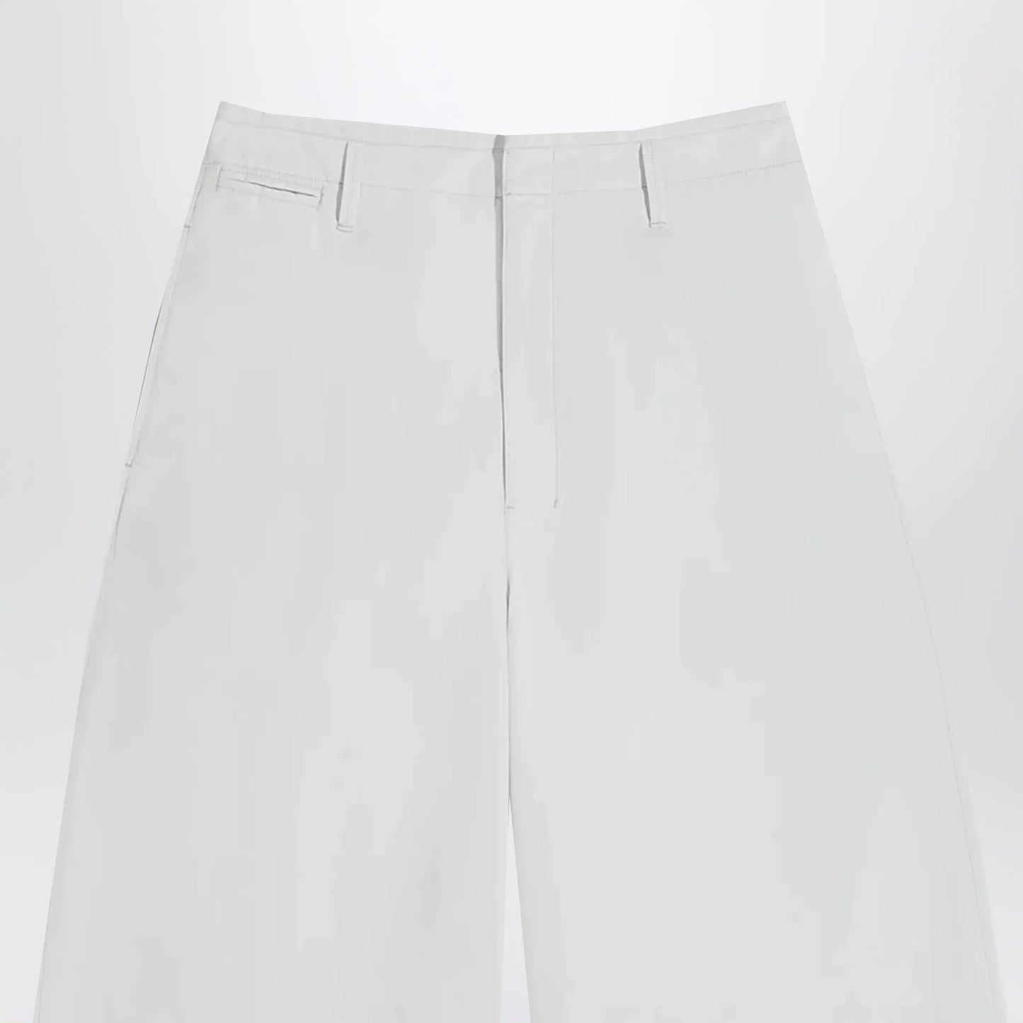 LEMAIRE - Rice-white cotton trousers