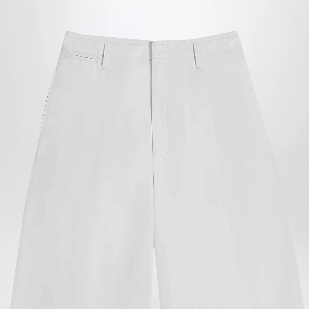 LEMAIRE - Rice-white cotton trousers