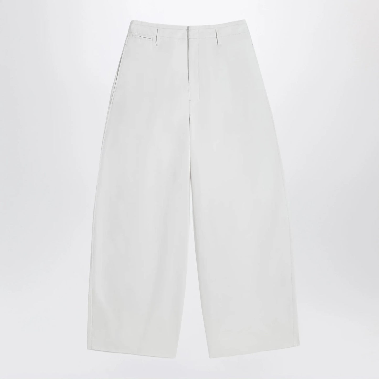 LEMAIRE - Rice-white cotton trousers