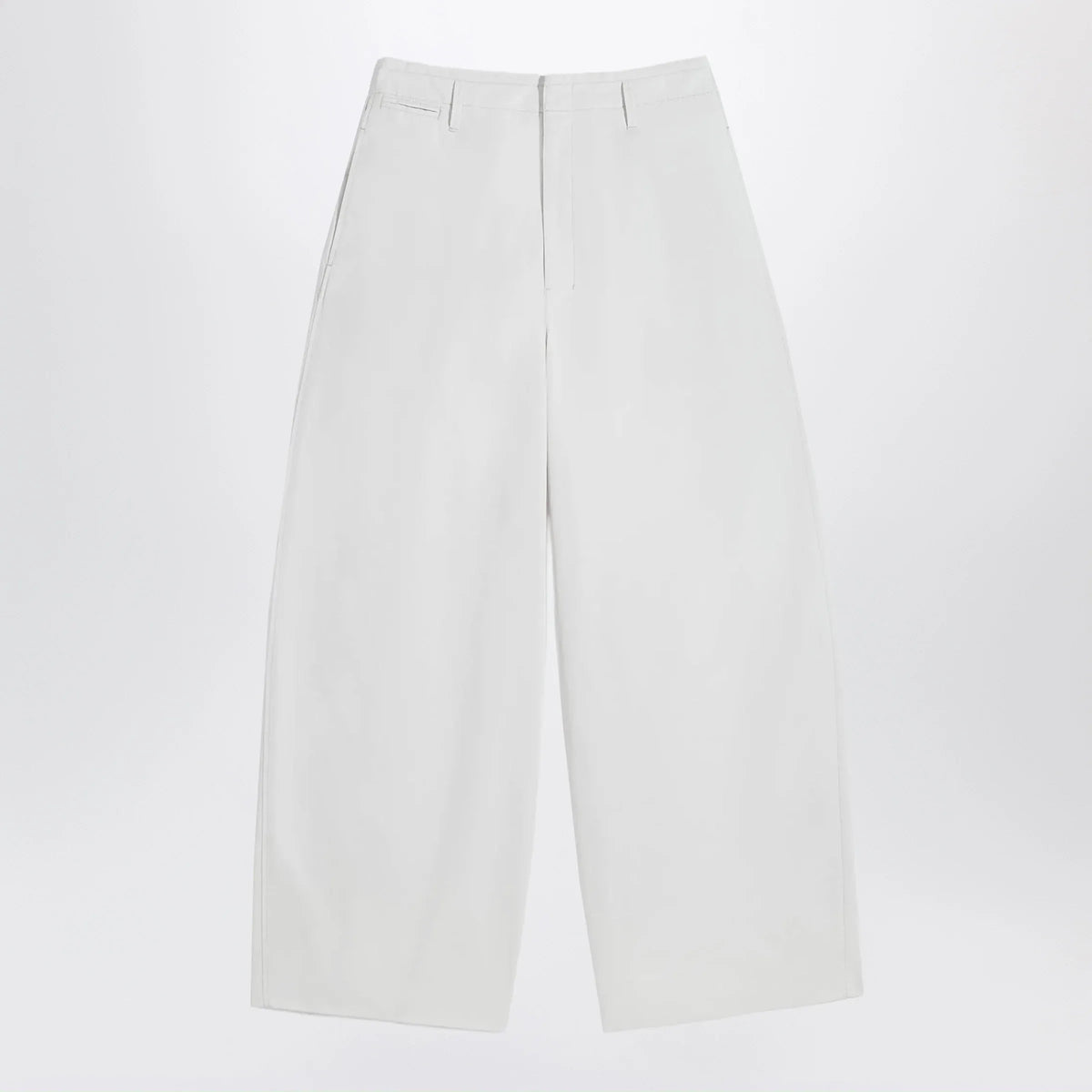 LEMAIRE - Rice-white cotton trousers