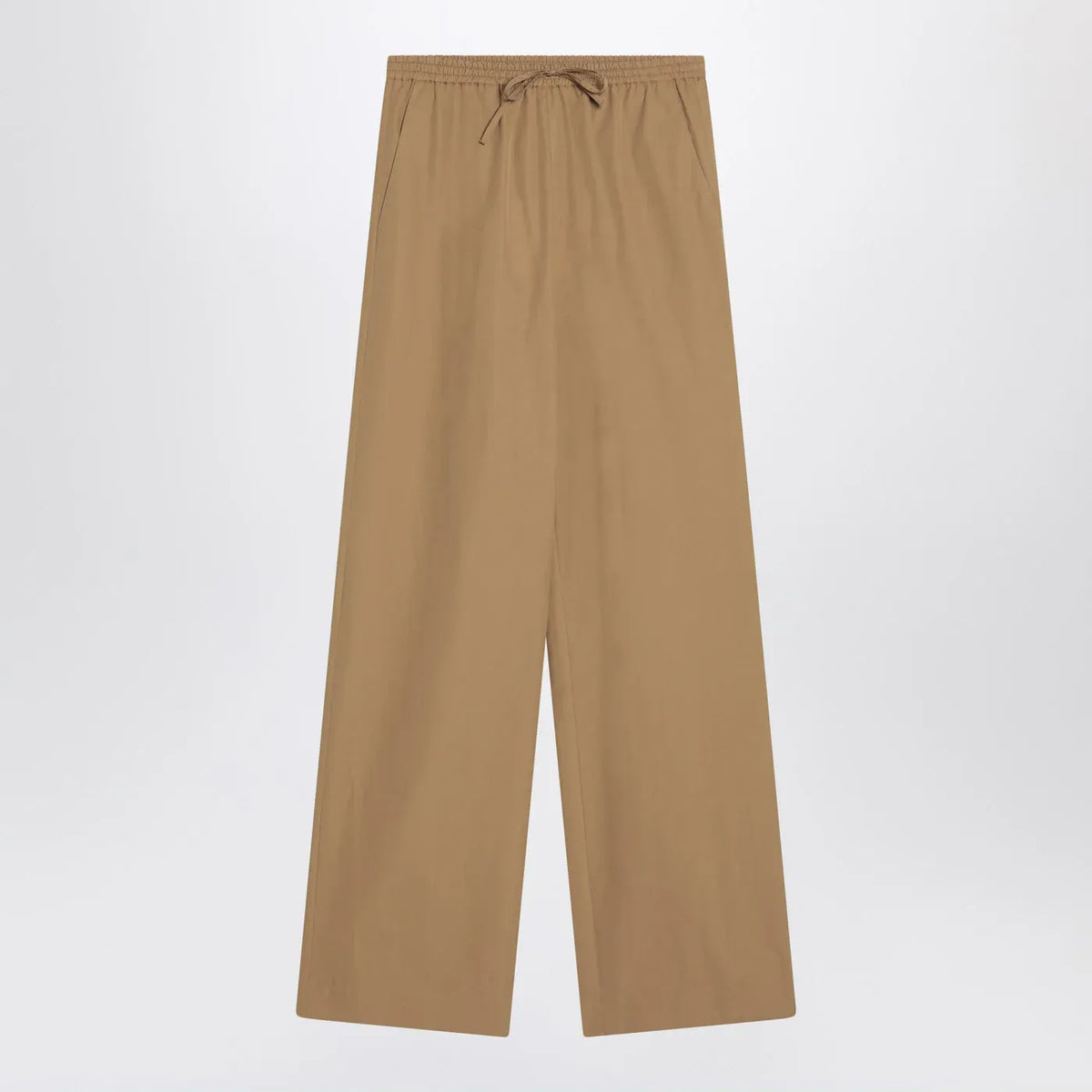LouLou De Saison - Sand-coloured trousers in cotton