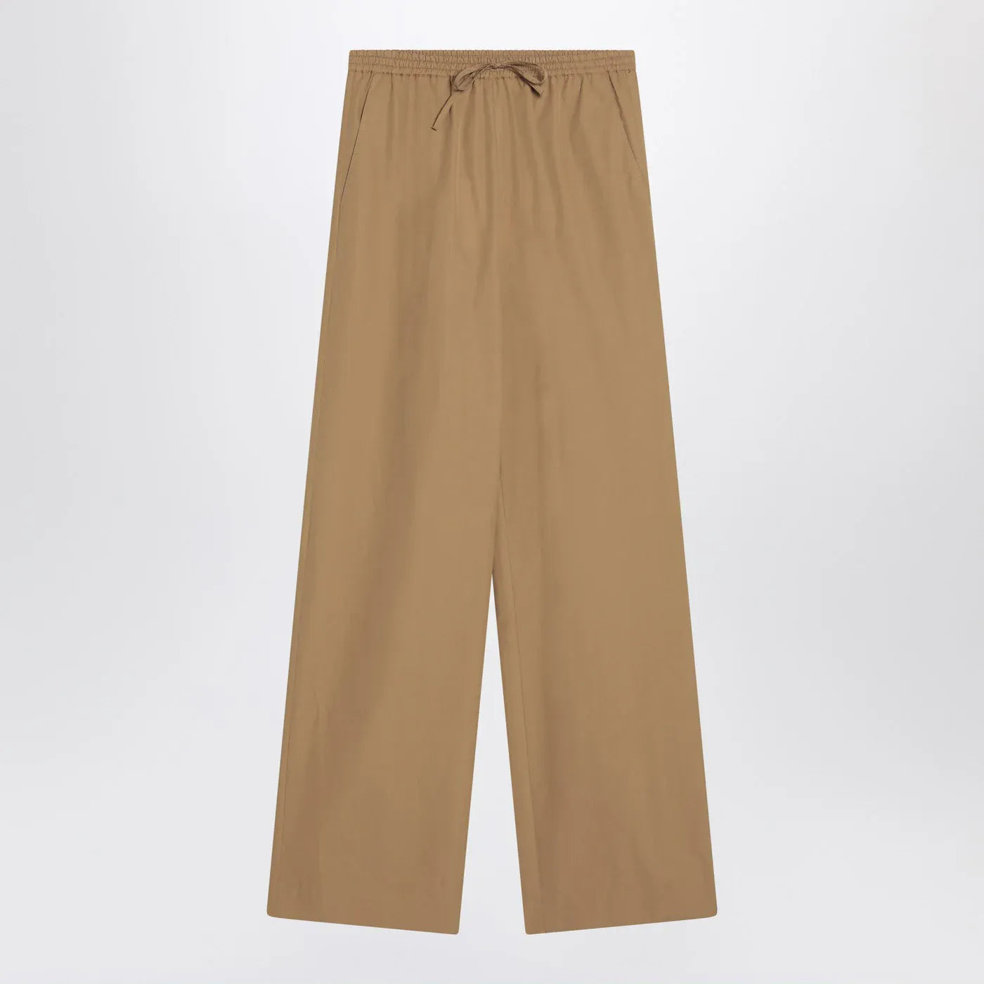 LouLou De Saison - Sand-coloured trousers in cotton