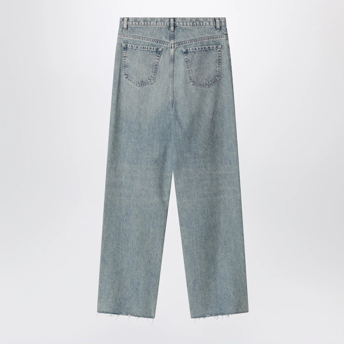 Maison Margiela - Wide-leg jeans in cotton in ice blue