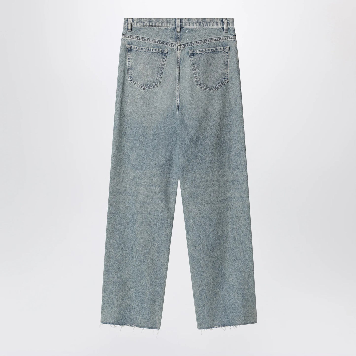Maison Margiela - Wide-leg jeans in cotton in ice blue