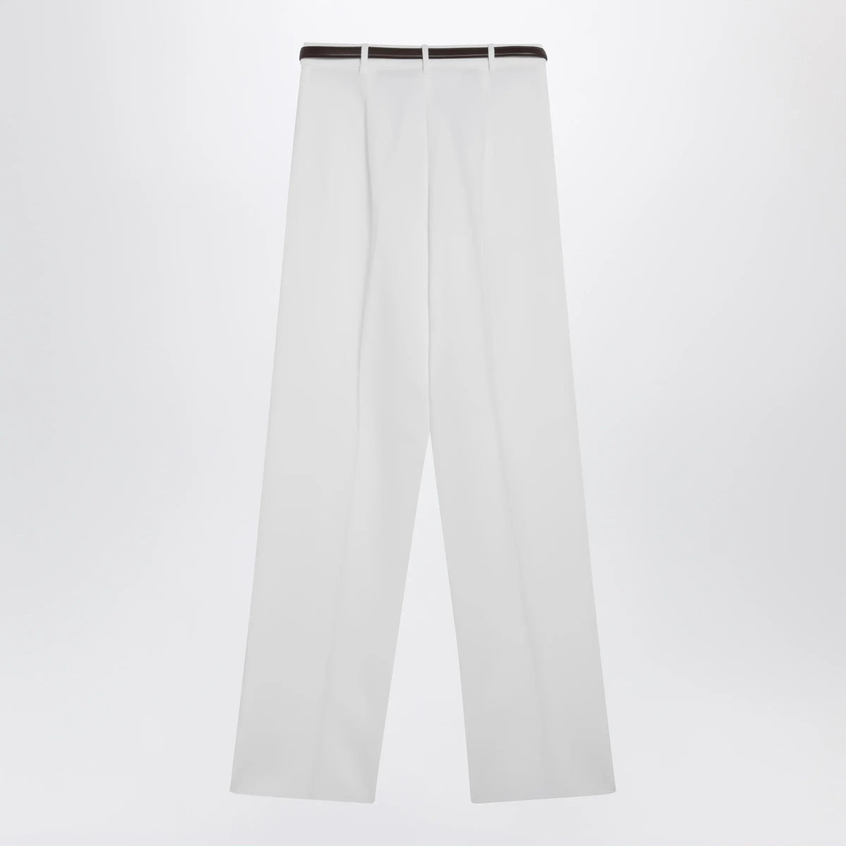 Max Mara Studio - White cotton trousers