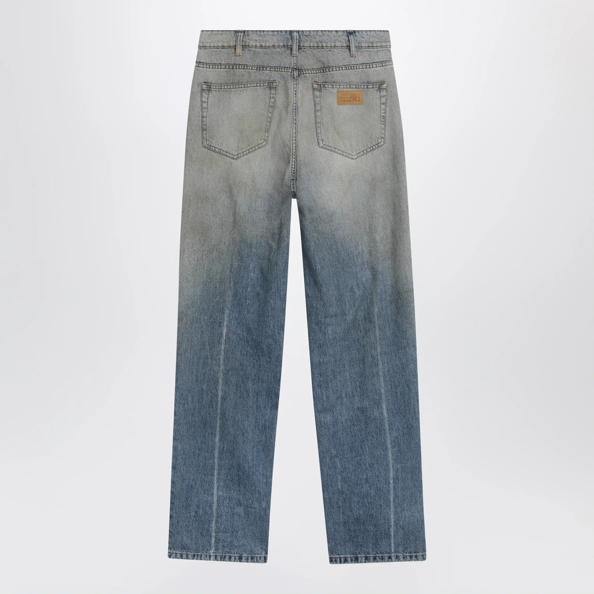MM6 Maison Margiela - Mid-blue washed-effect denim jeans