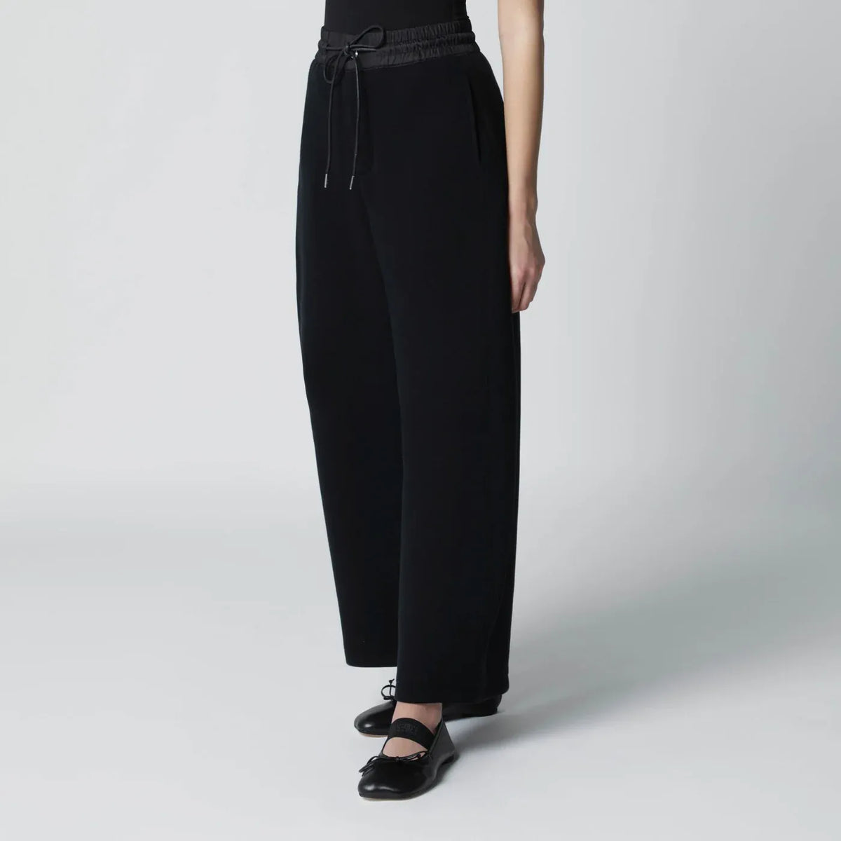 Sacai - Black jogging trousers
