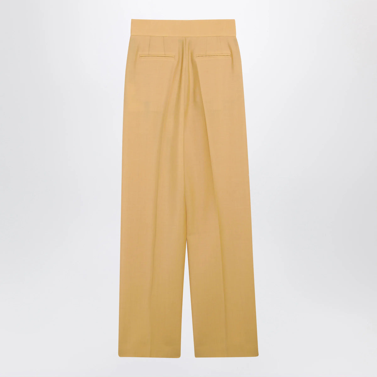 Valentino - British Mohair trousers in ochre