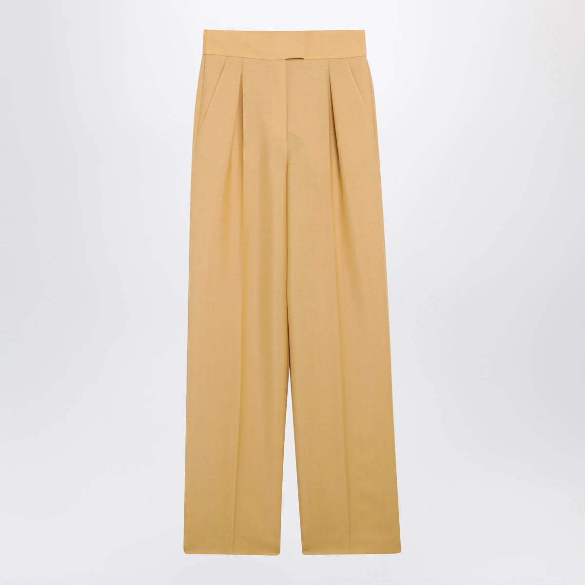 Valentino - British Mohair trousers in ochre