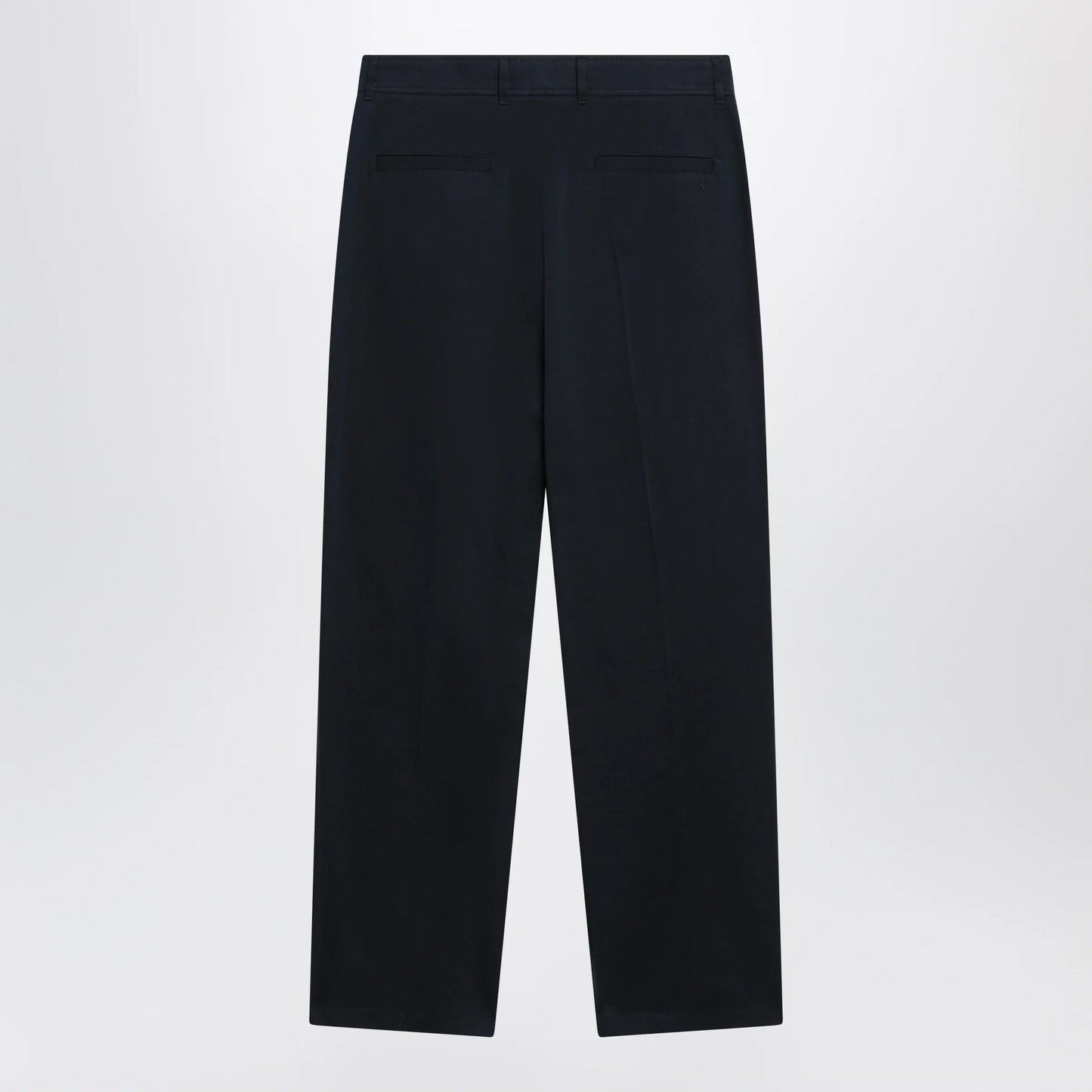 Valentino - Navy blue cotton trousers