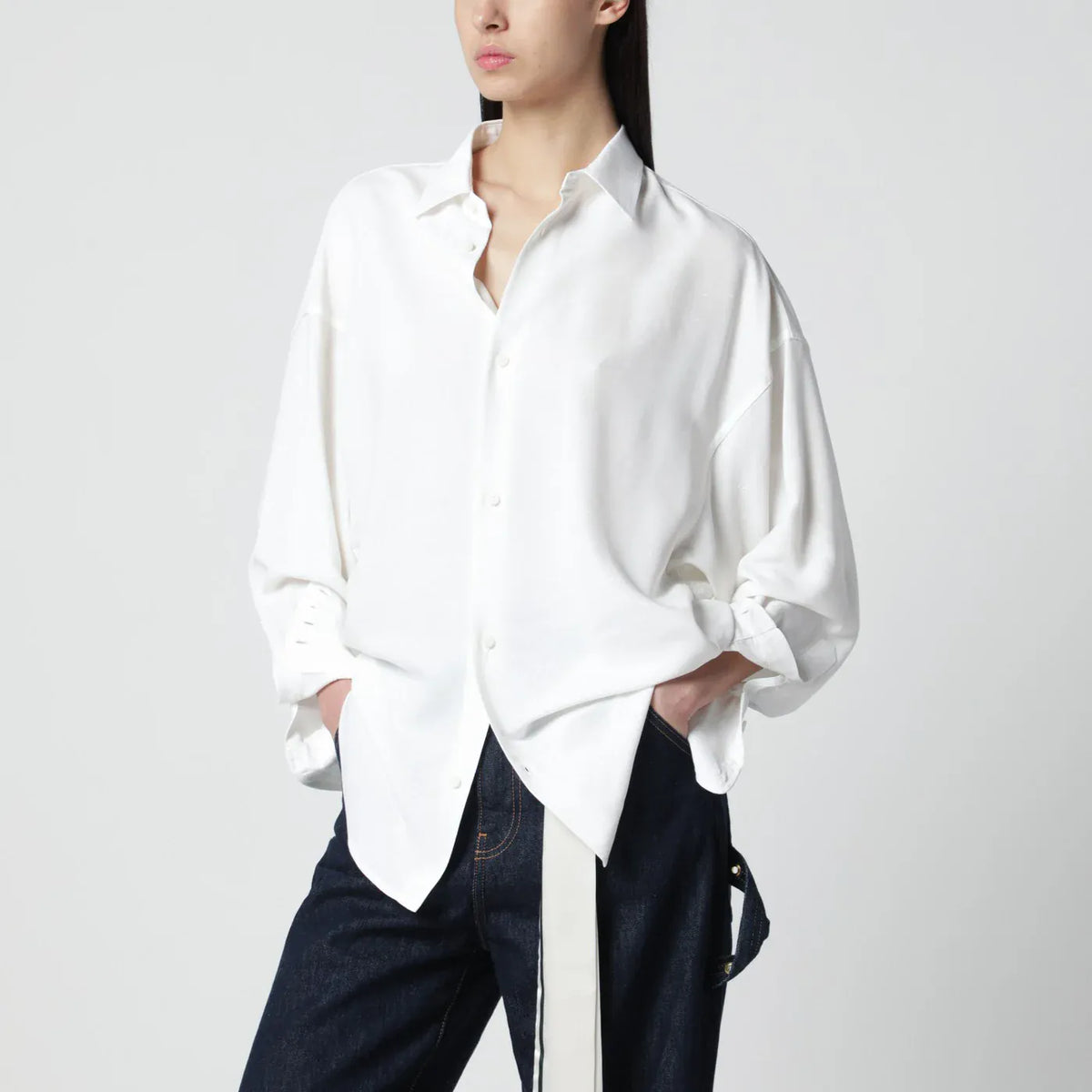 DARKPARK - White jersey shirt