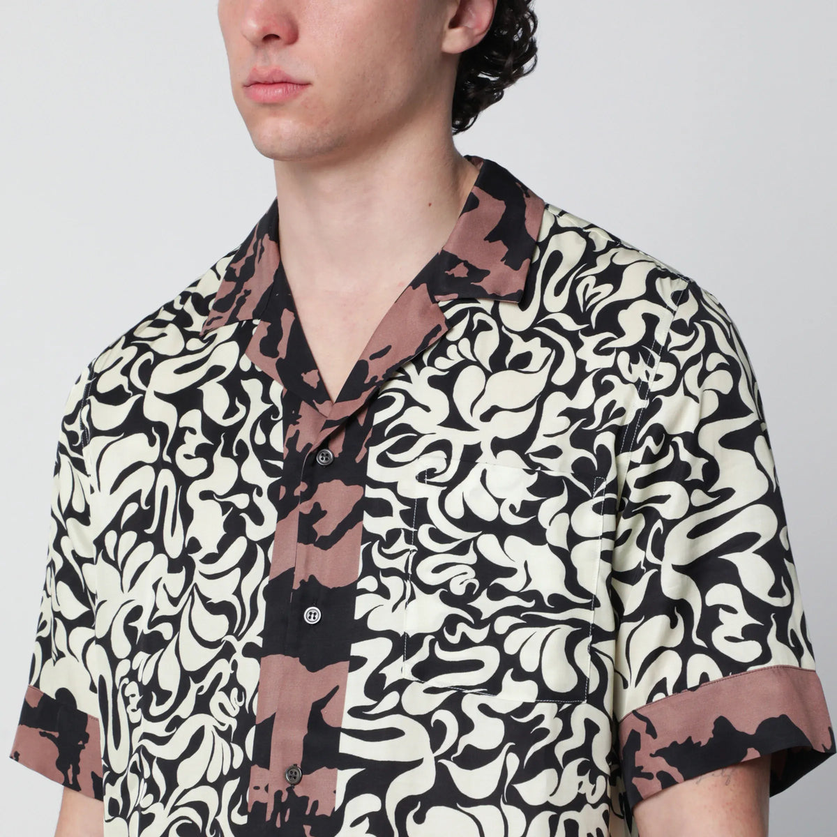 Dries Van Noten - Shirt with Graphic Squiggle print