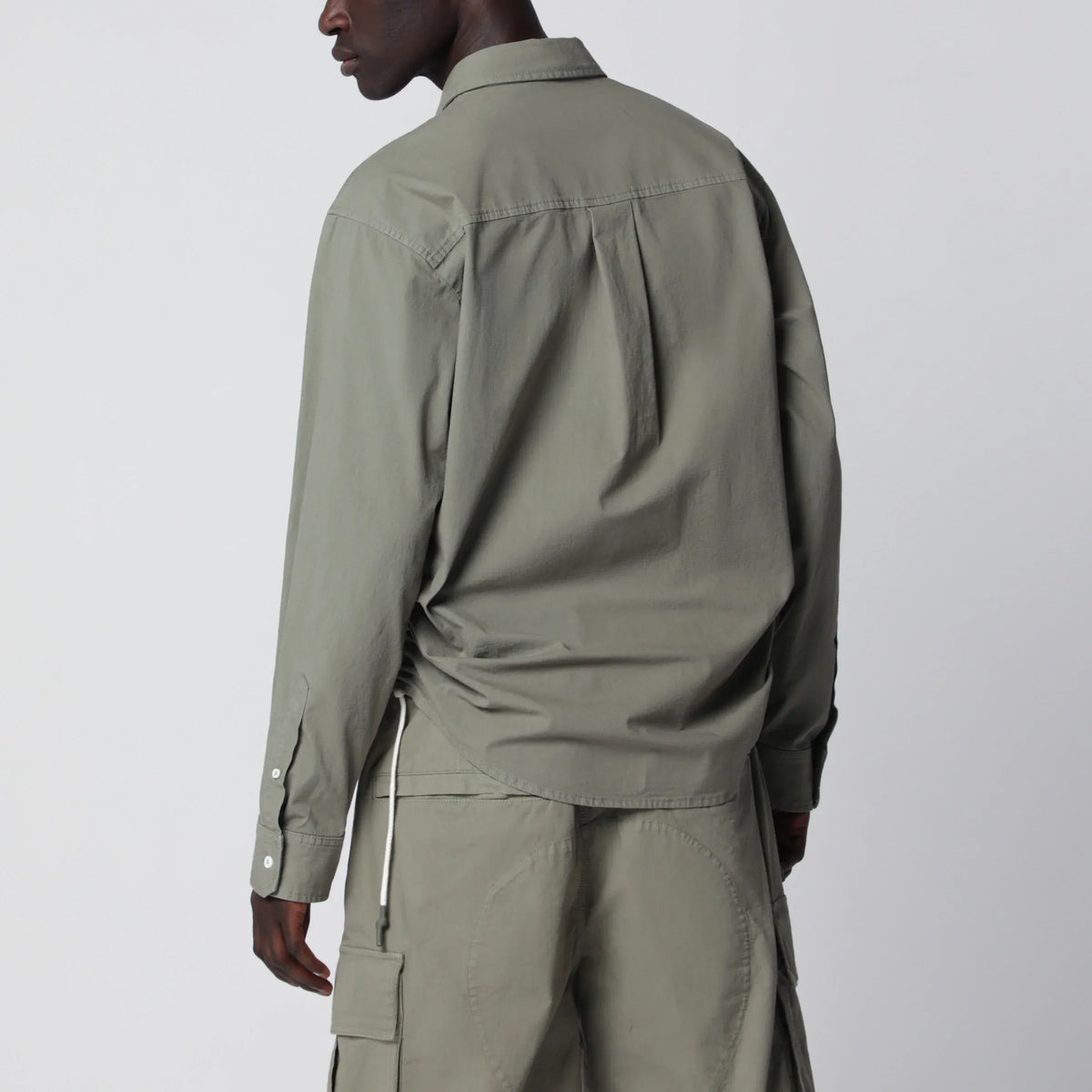 Dsquared2 - Military green cotton shirt
