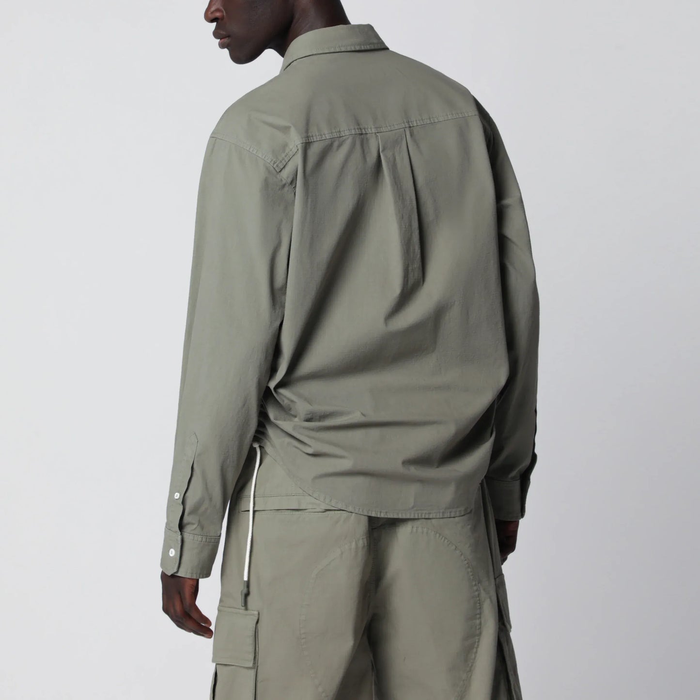 Dsquared2 - Military green cotton shirt