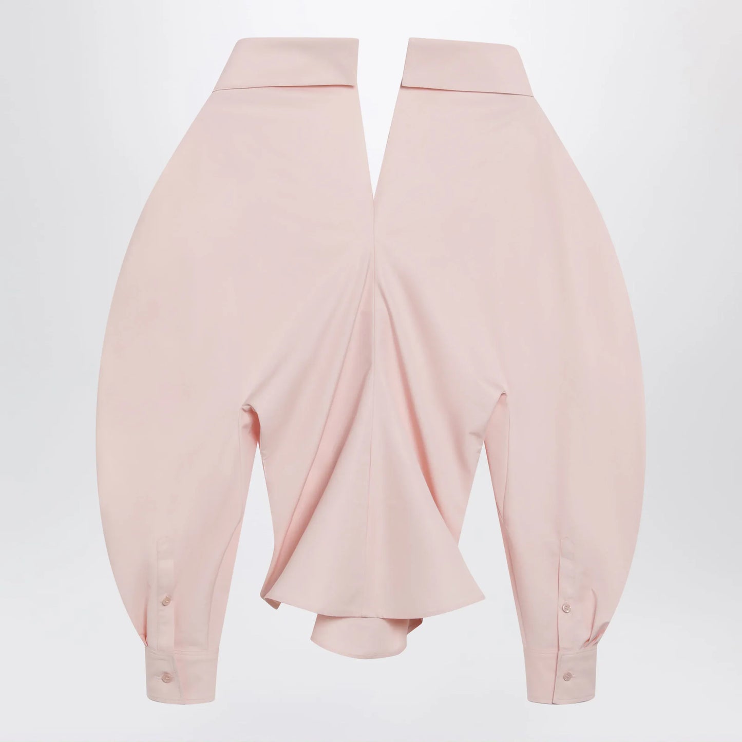 Givenchy - Pink cut-out poplin shirt