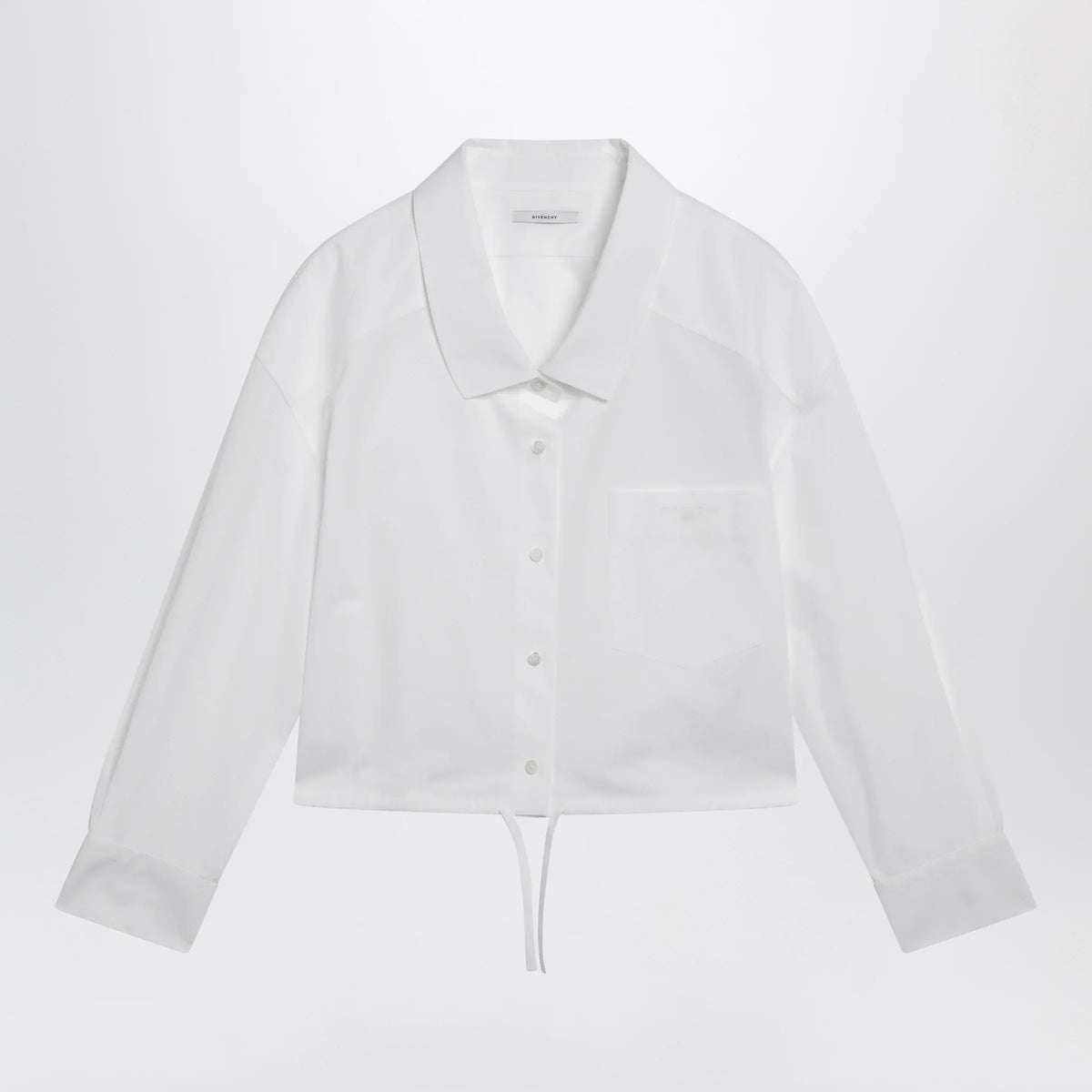 Givenchy - White short poplin shirt