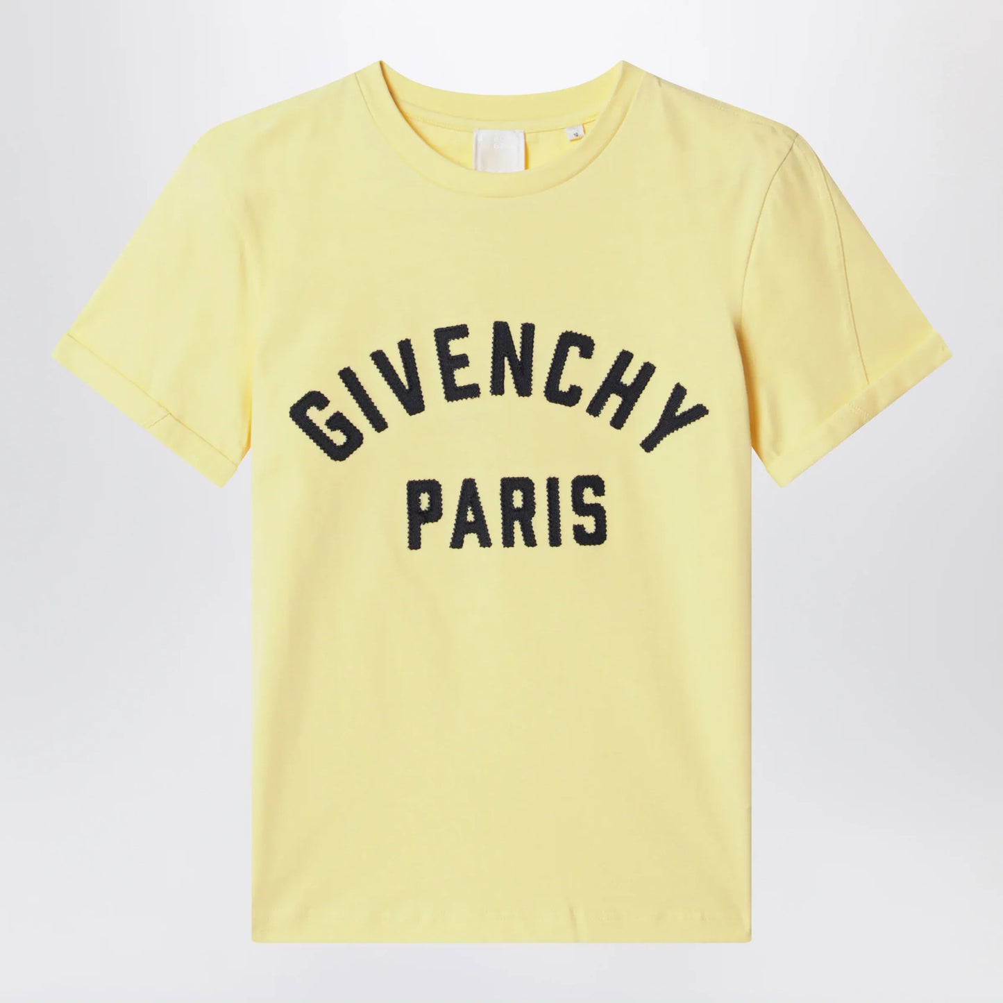 Givenchy - Yellow T-shirt with embroidered logo
