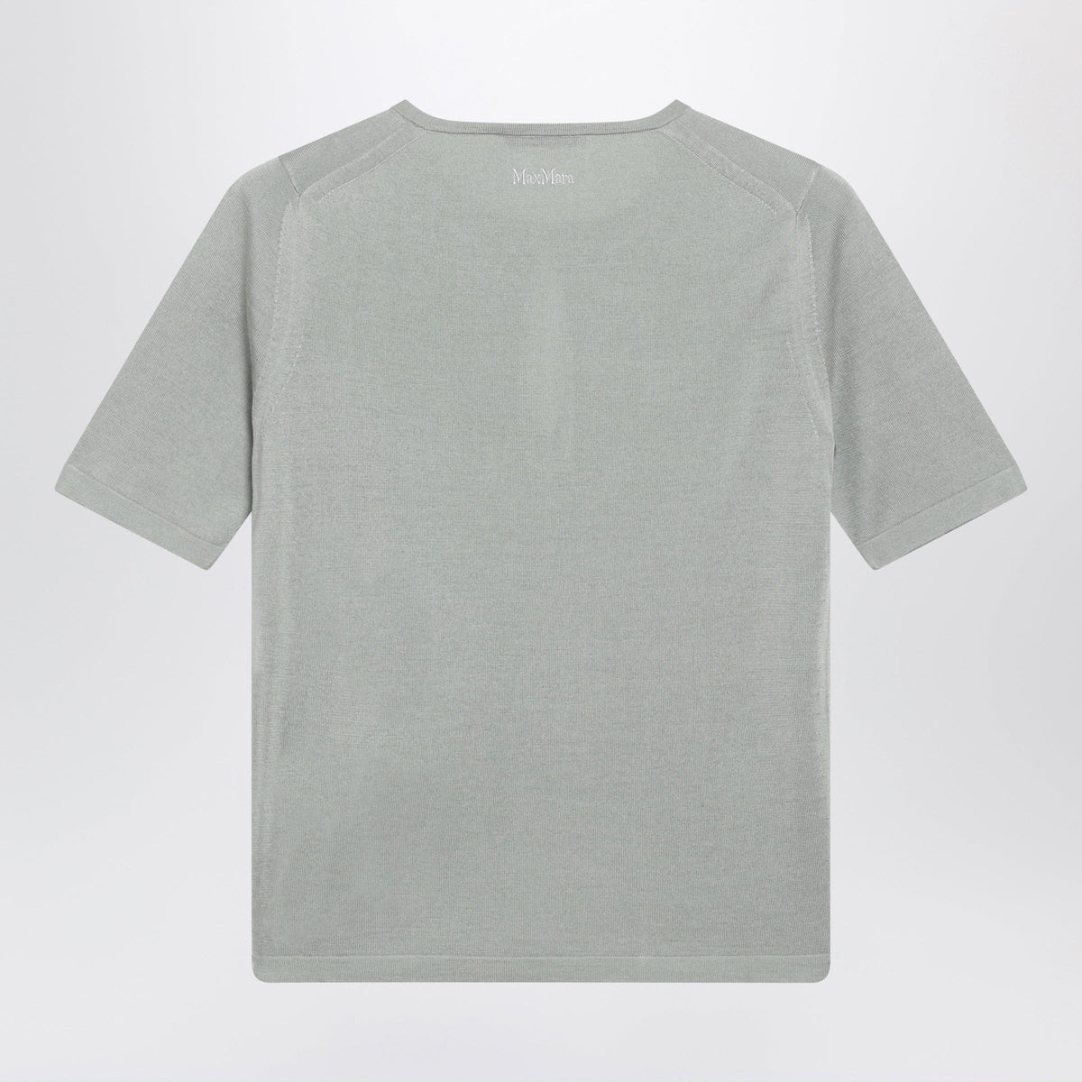 Max Mara - Crewneck sweater in pastel green silk and cashmere