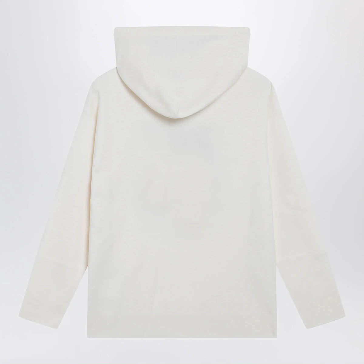 Max Mara - Taddeo hooded virgin wool sweater in white