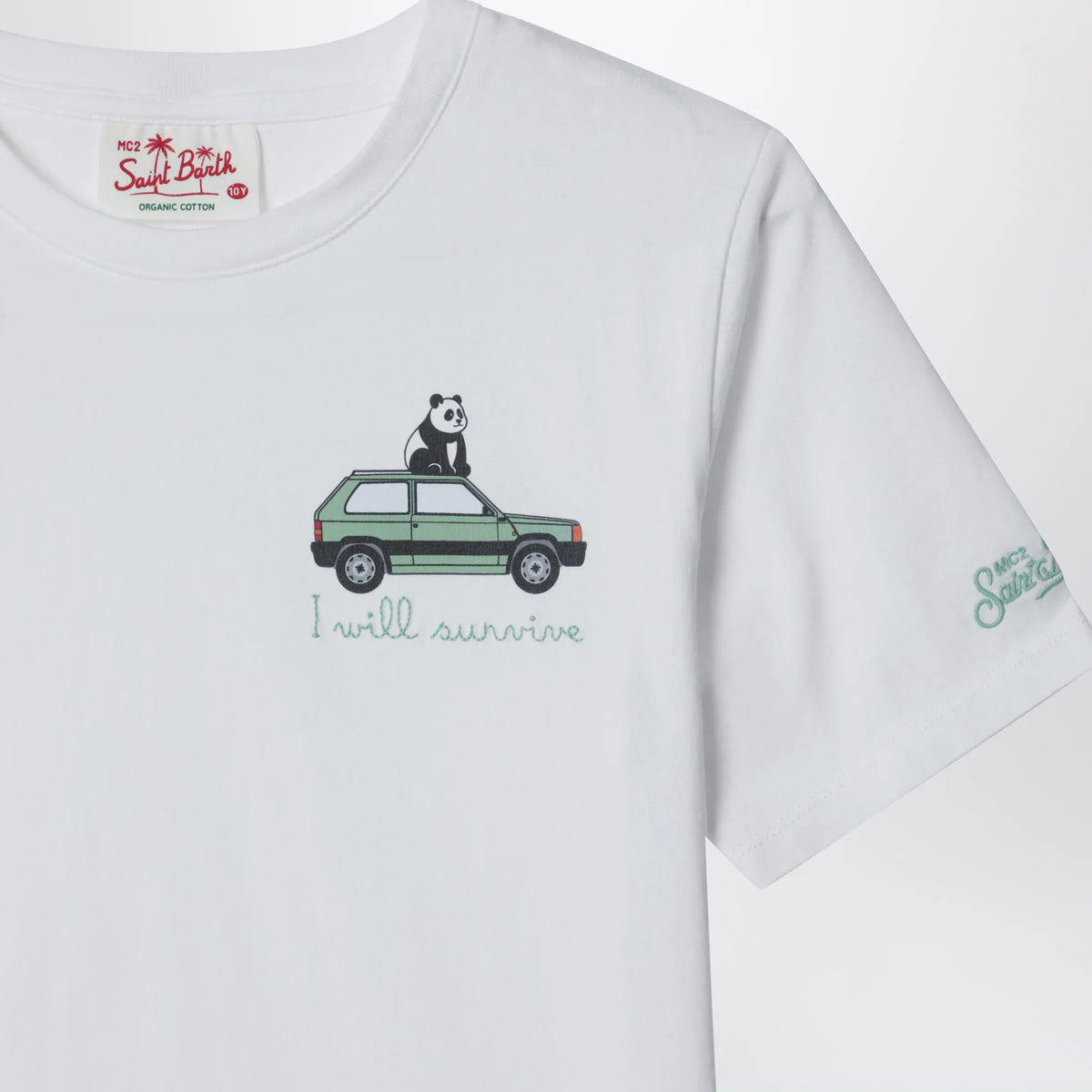 MC2 Saint Barth - White I Will Survive T-shirt