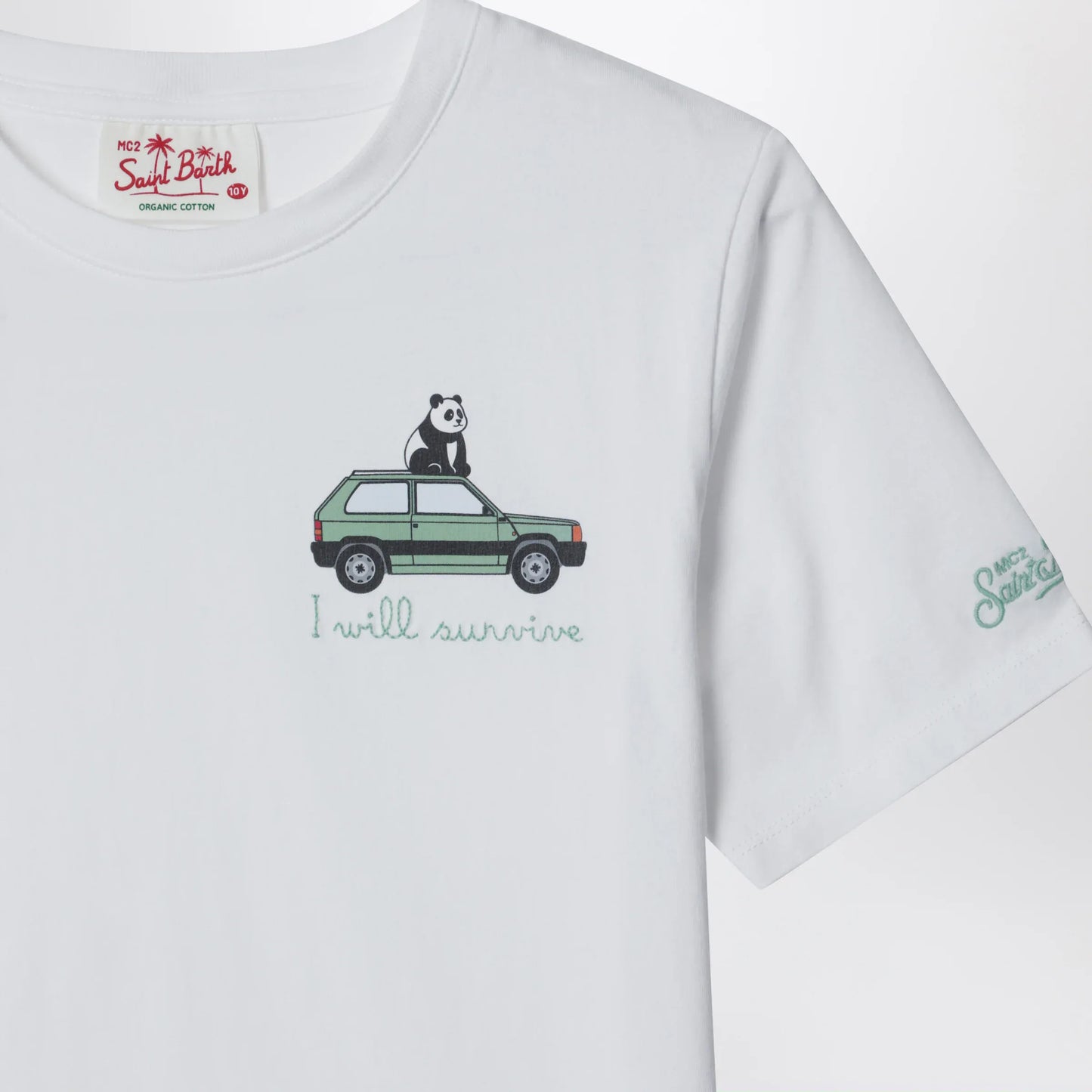MC2 Saint Barth - White I Will Survive T-shirt