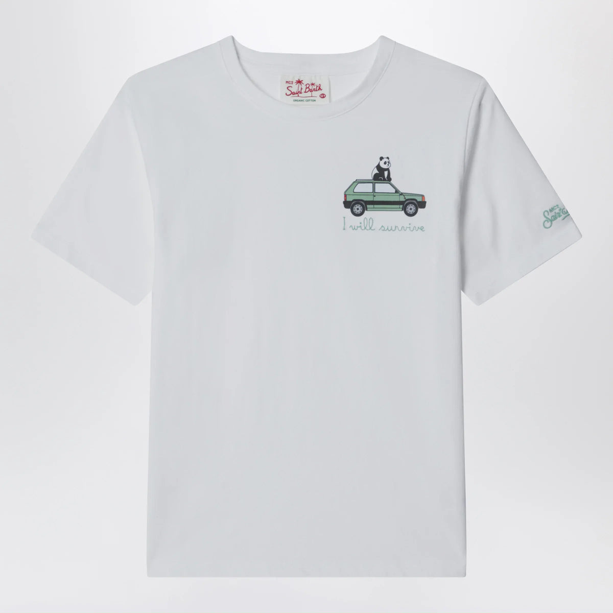 MC2 Saint Barth - White I Will Survive T-shirt