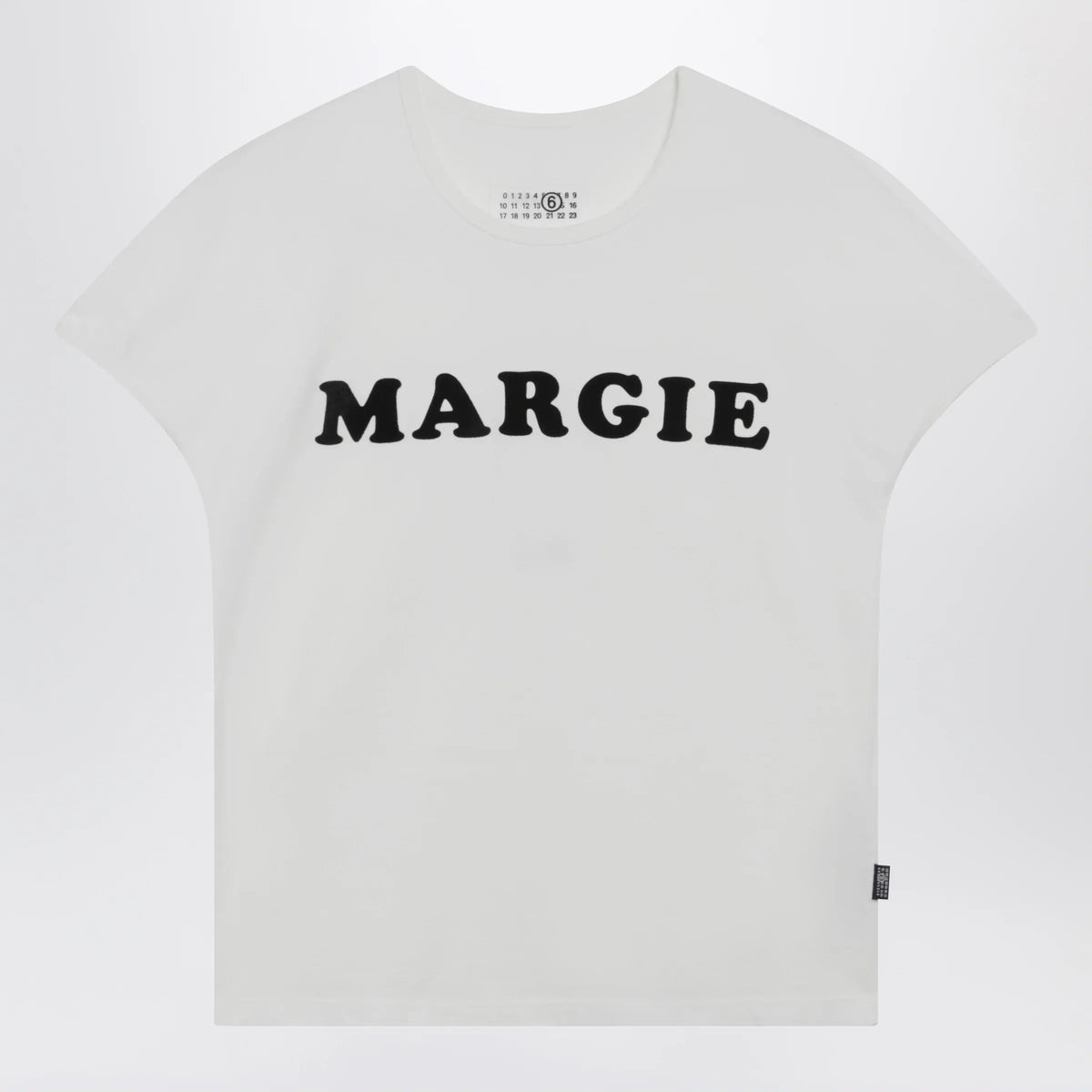 MM6 Maison Margiela - Vintage jersey cotton T-shirt in white