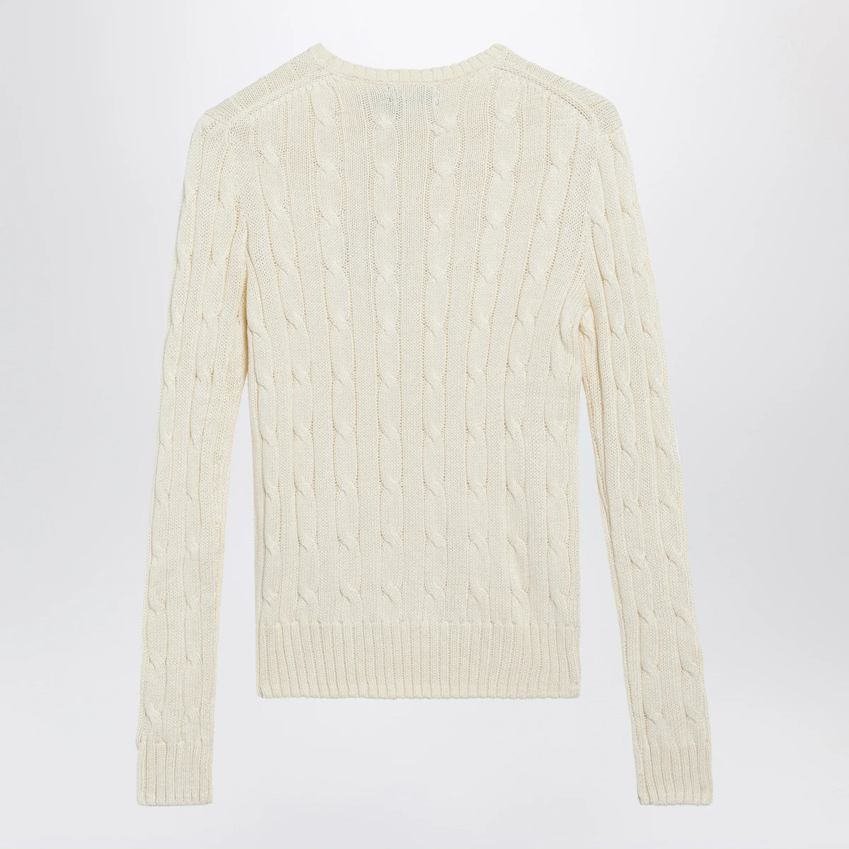 Polo Ralph Lauren - Cream cable-knit cotton sweater