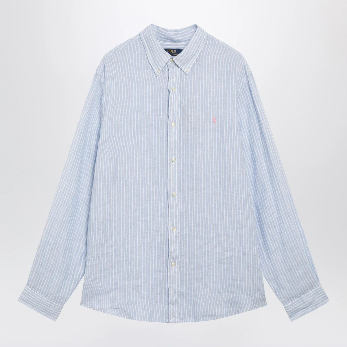 Polo Ralph Lauren - Light blue/white striped linen shirt