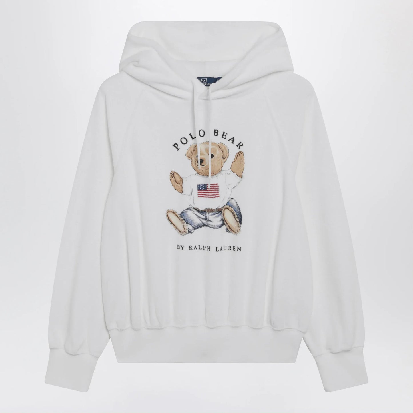 Polo Ralph Lauren - White Polo Bear chenille sweatshirt