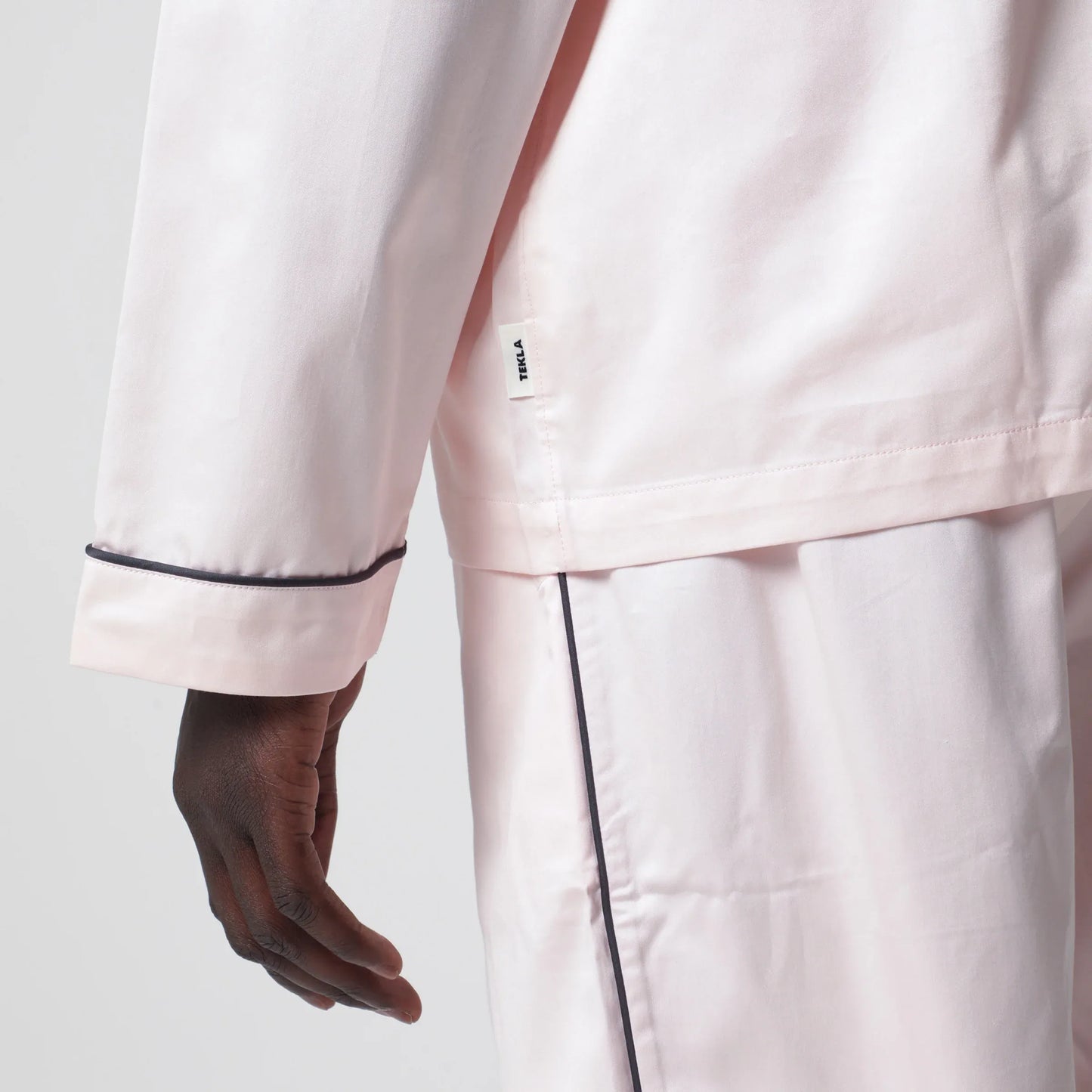 Tekla - Light pink pajama shirt
