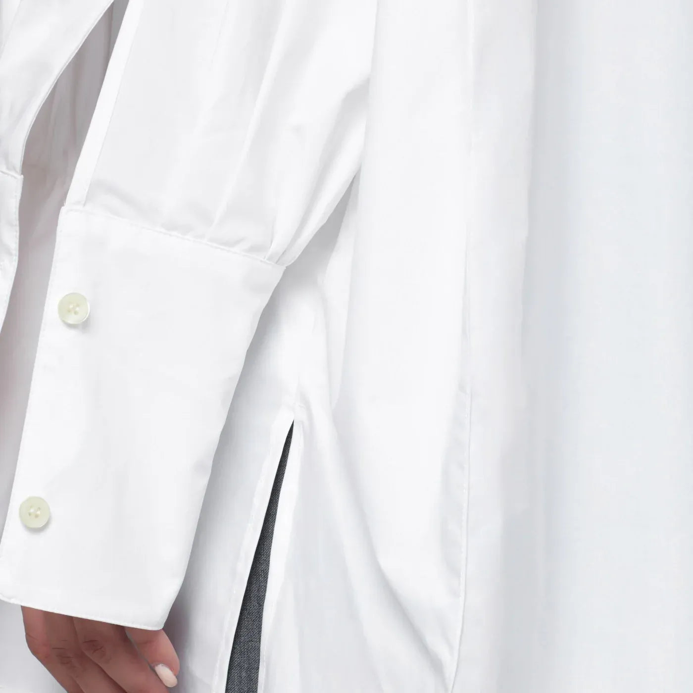TheLatest - Oversized white cotton shirt