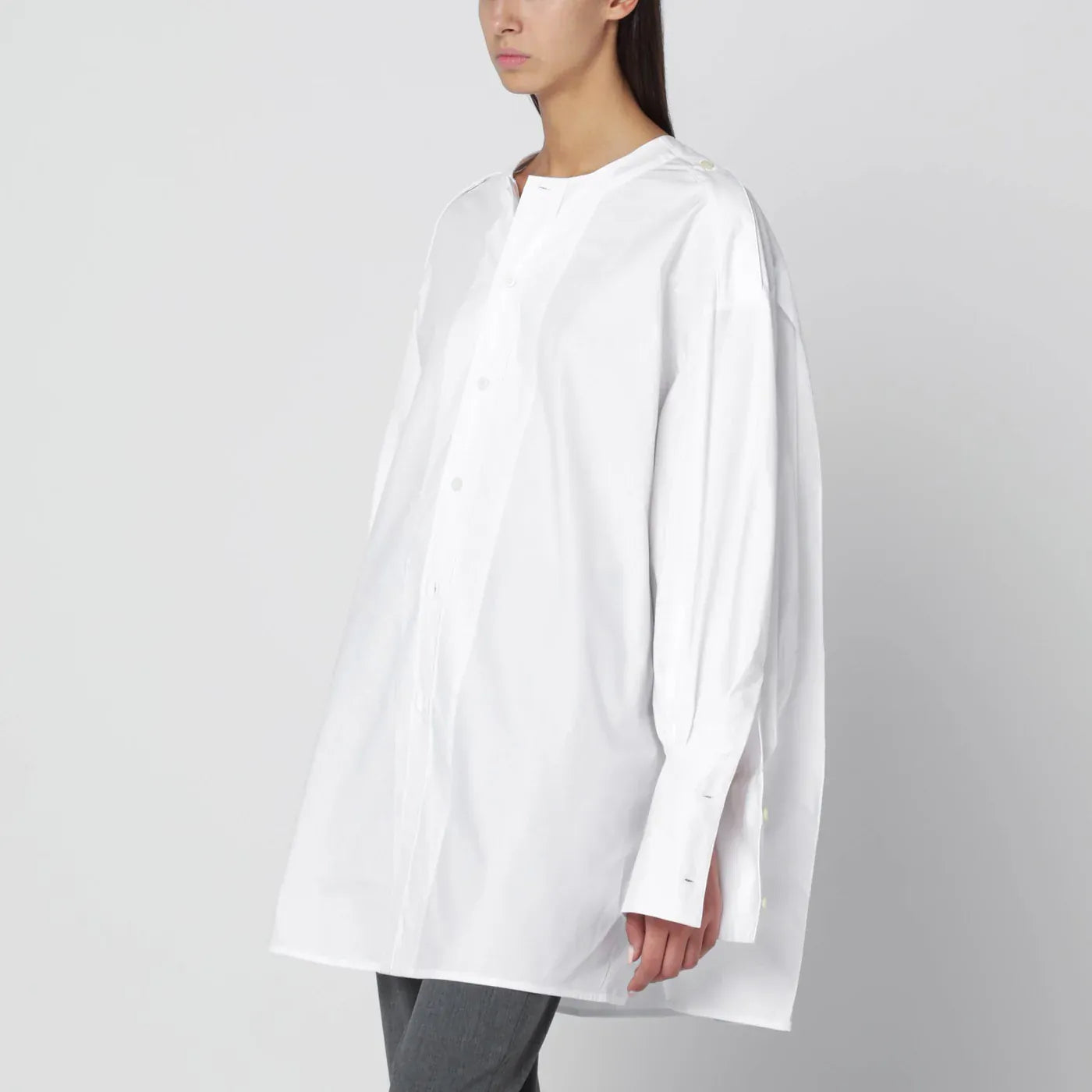 TheLatest - Oversized white cotton shirt