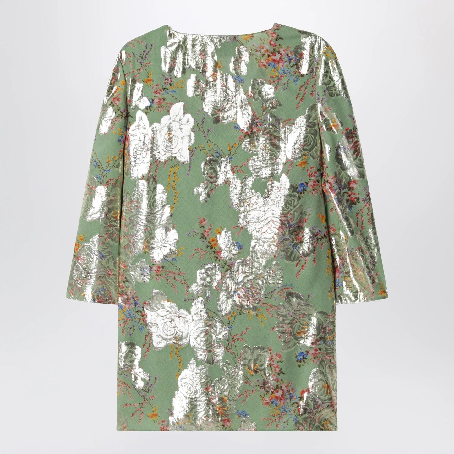 Valentino - Green printed lurex shirt