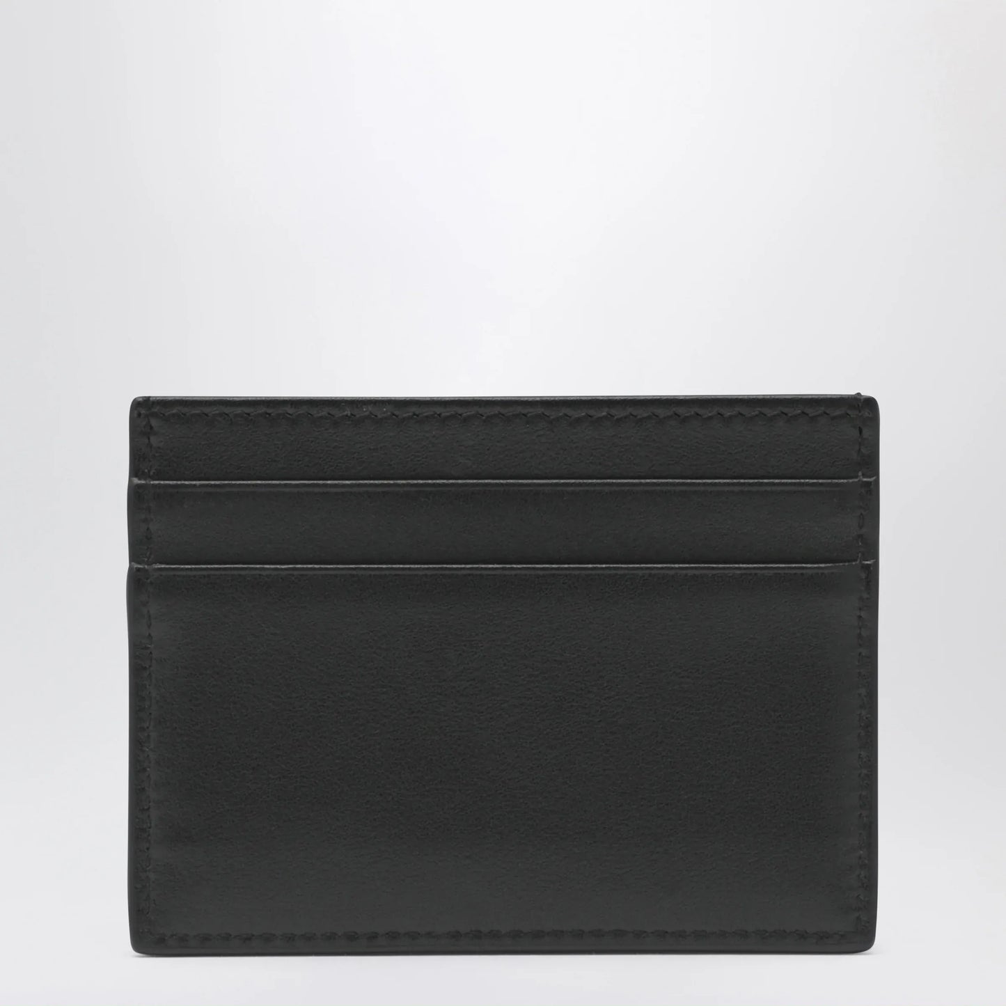 Dolce&Gabbana - Black leather card holder with DG logo