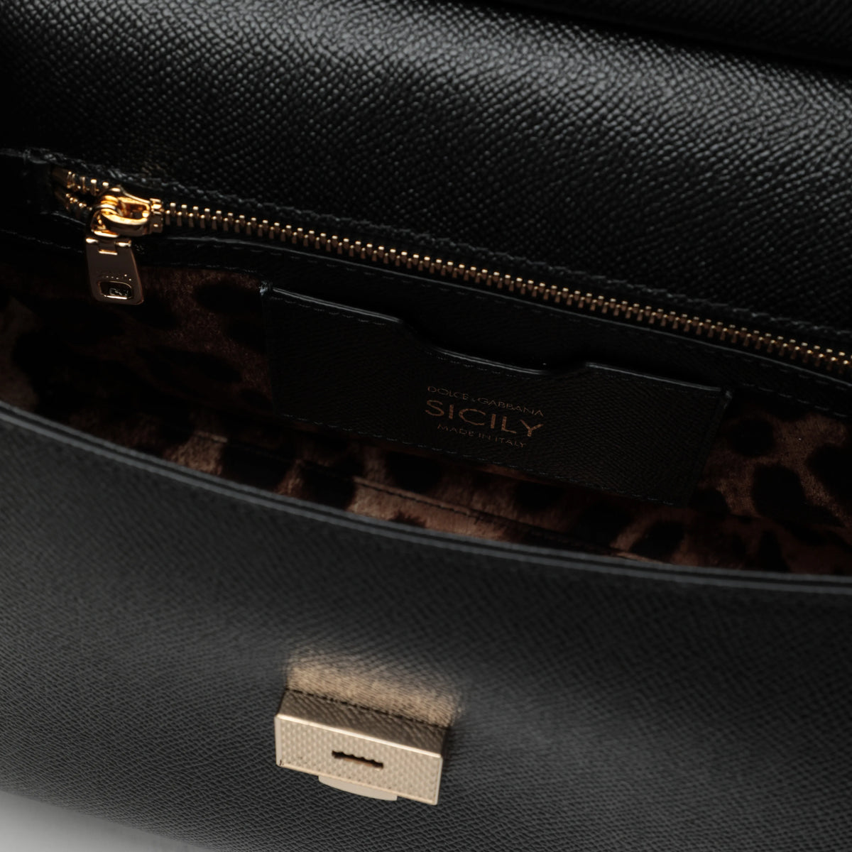 Dolce&Gabbana - Large black Sicily handbag