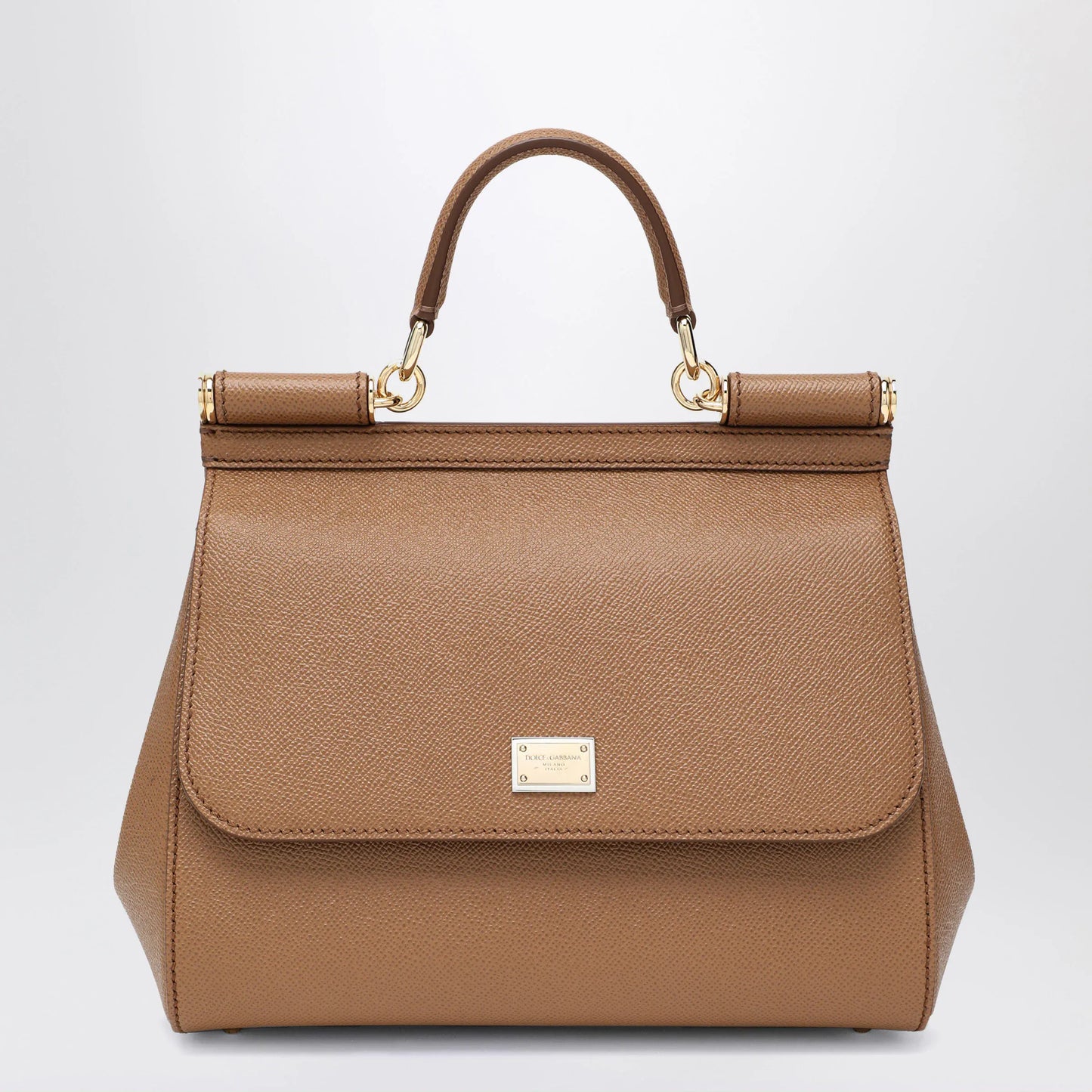 Dolce&Gabbana - Large caramel Sicily Hand Bag