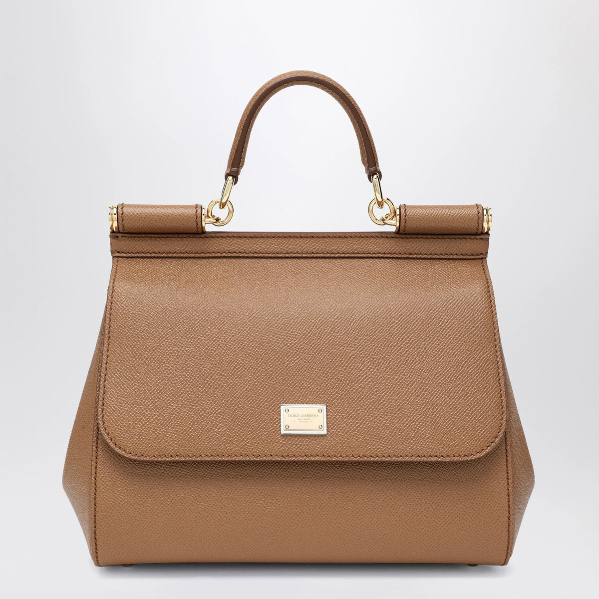 Dolce&Gabbana - Large caramel Sicily Hand Bag