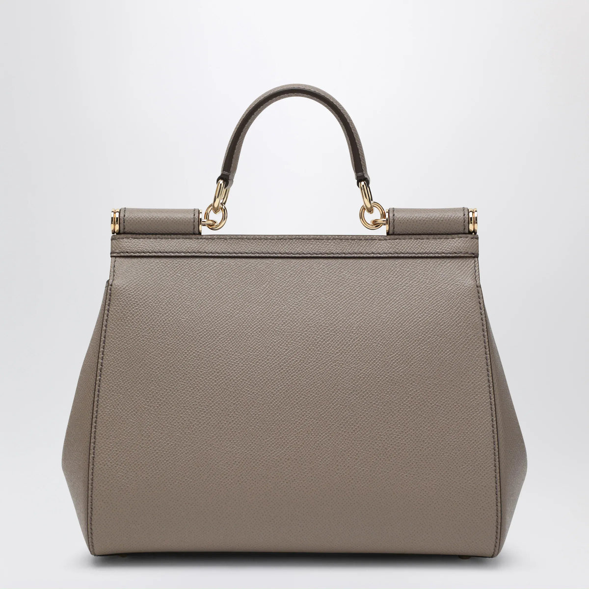 Dolce&Gabbana - Large mud colour Sicily Hand Bag