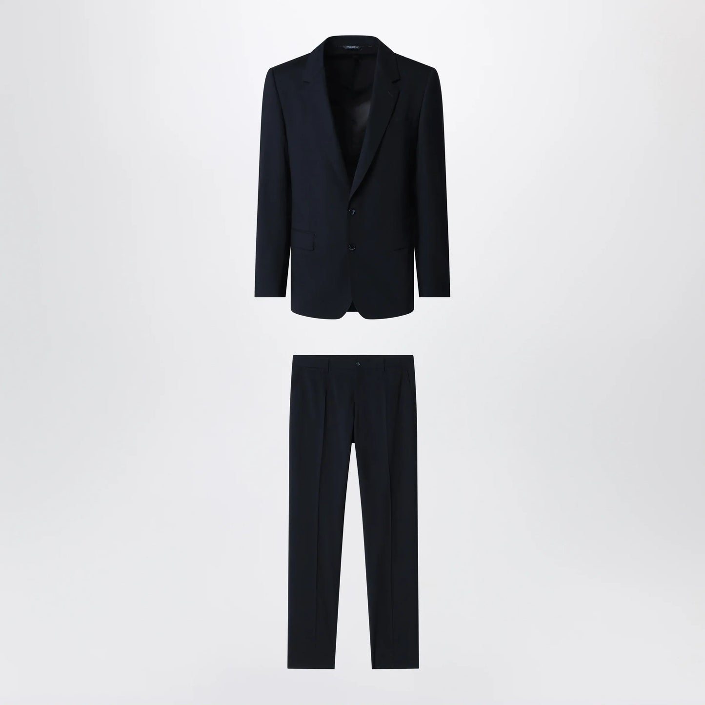 Dolce&Gabbana - Blue stretch wool single-breasted suit