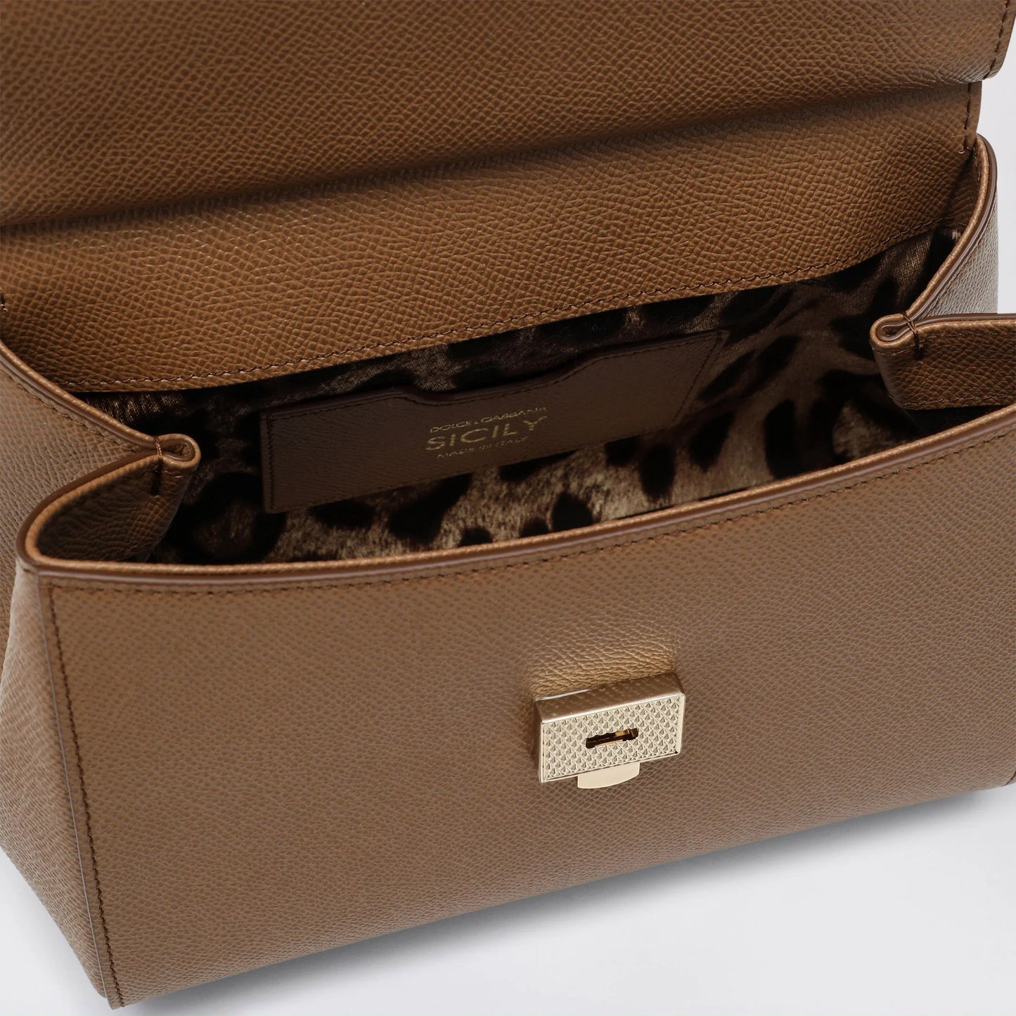 Dolce&Gabbana - Medium caramel Sicily Hand Bag