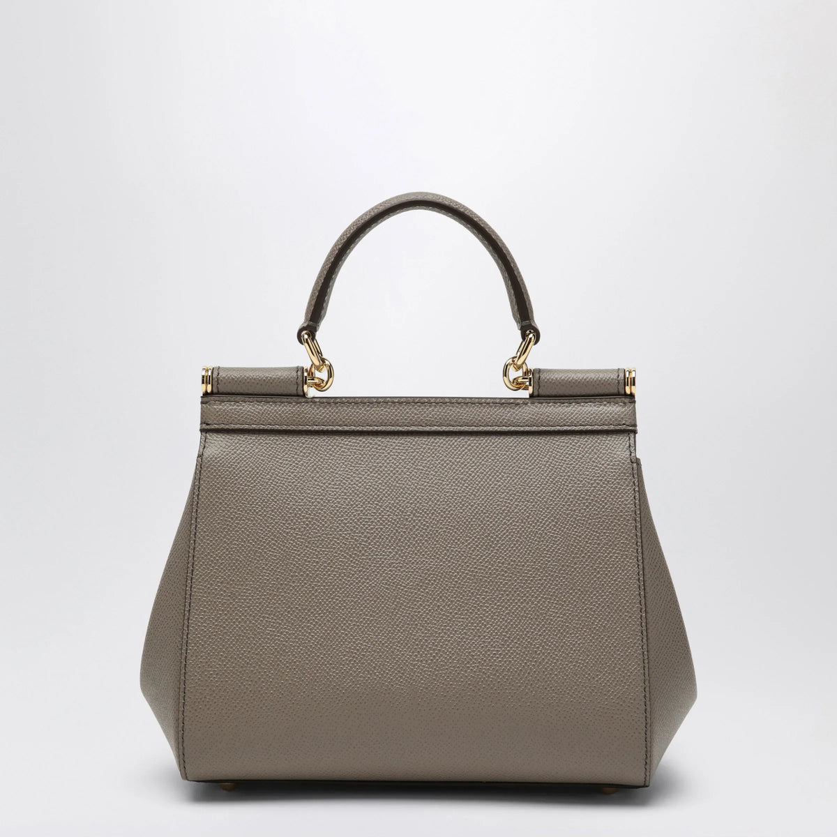 Dolce&Gabbana - Medium Sicily handbag in light mud colour