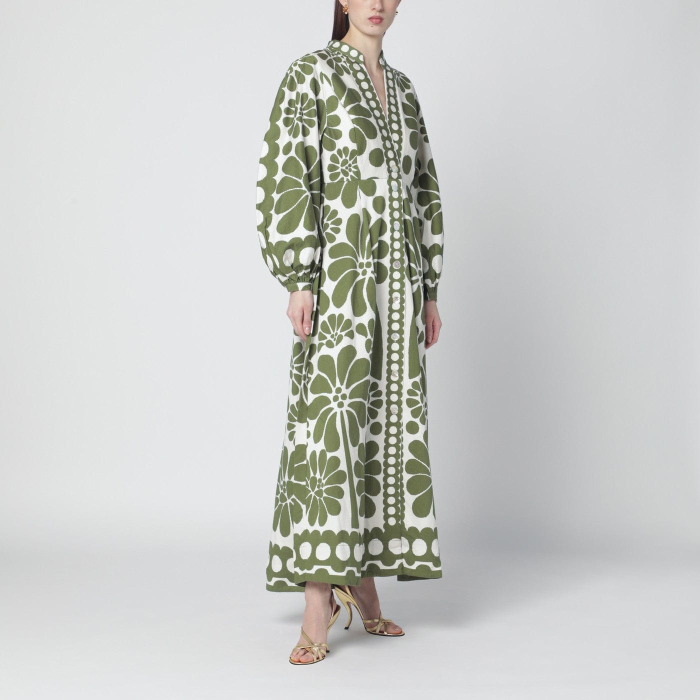 FARM Rio - Palermo dress with green print