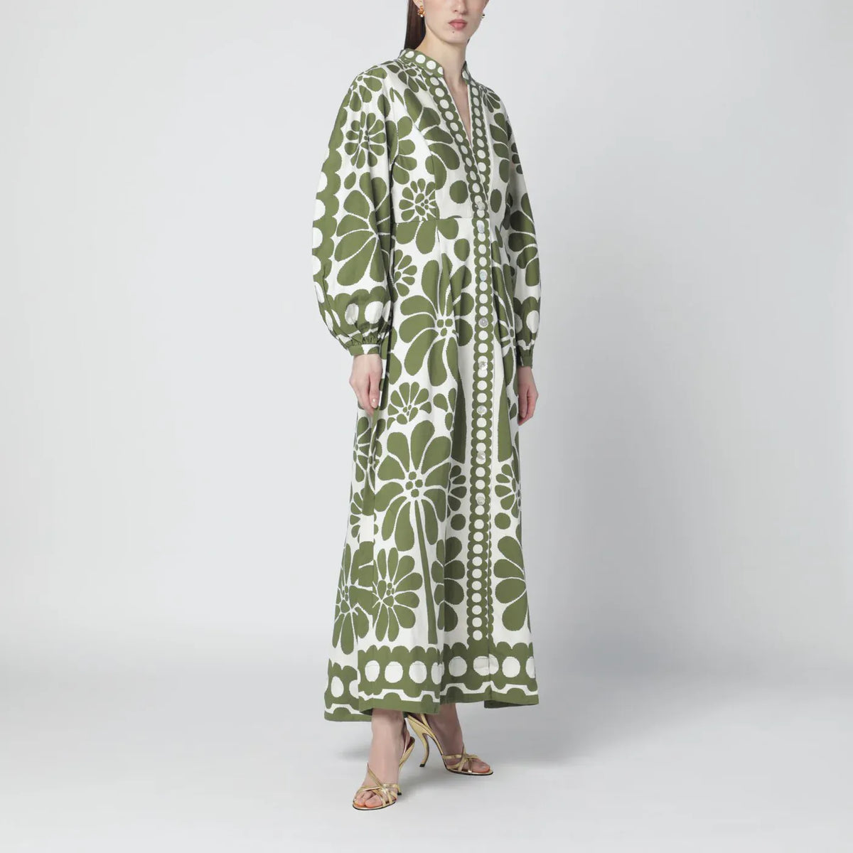 FARM Rio - Palermo dress with green print