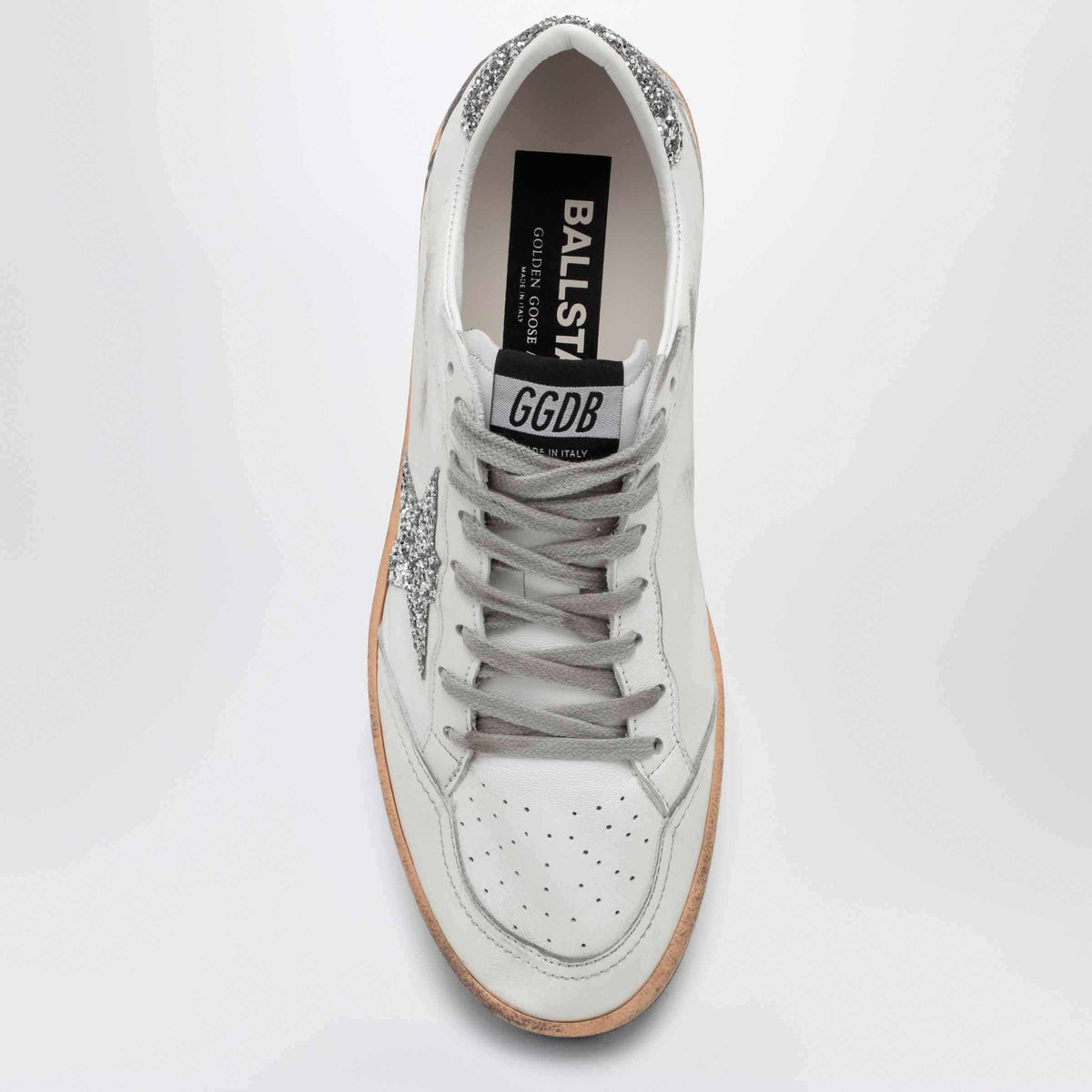 Golden Goose - Ball Star white/silver trainer