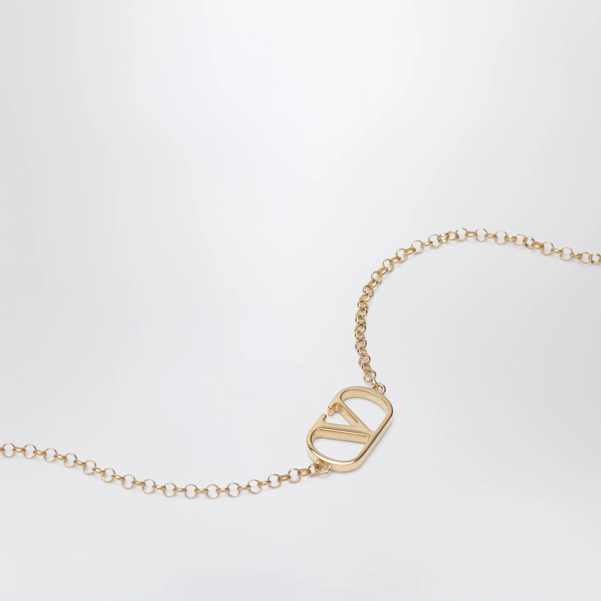 Valentino Garavani - VLogo Signature bracelet in gold-tone brass