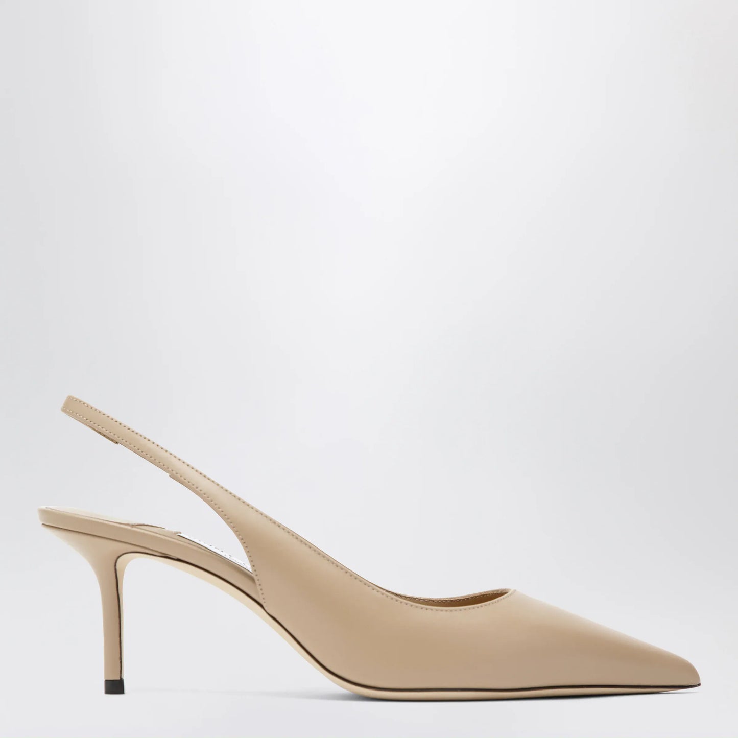 Jimmy Choo - Leather slingbacks with ankle strap