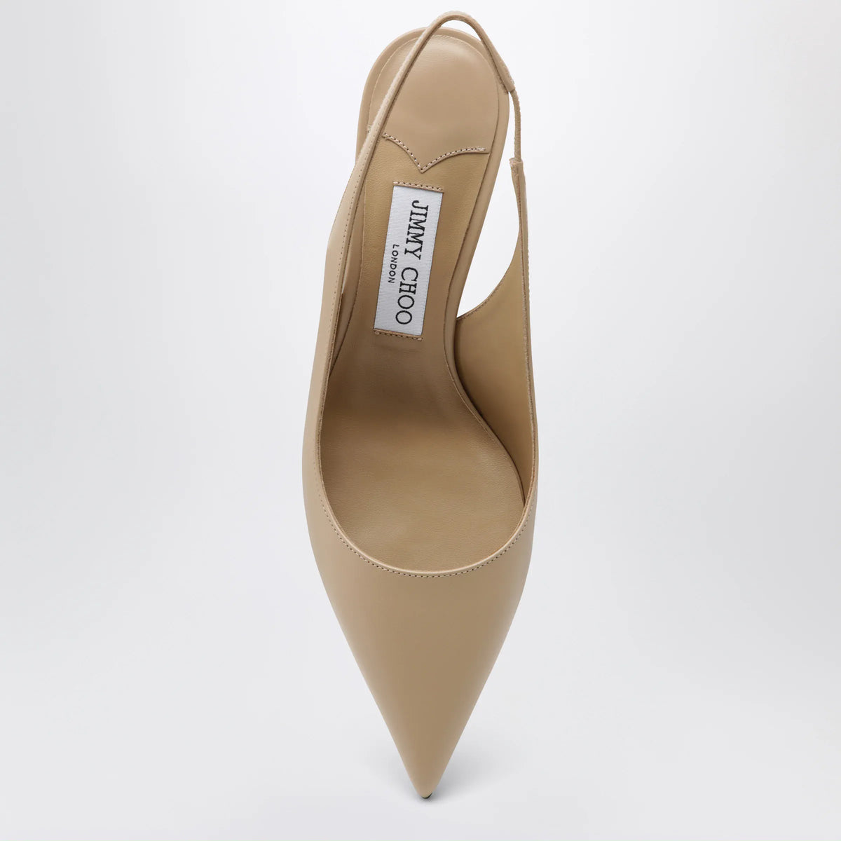 Jimmy Choo - Leather slingbacks with ankle strap