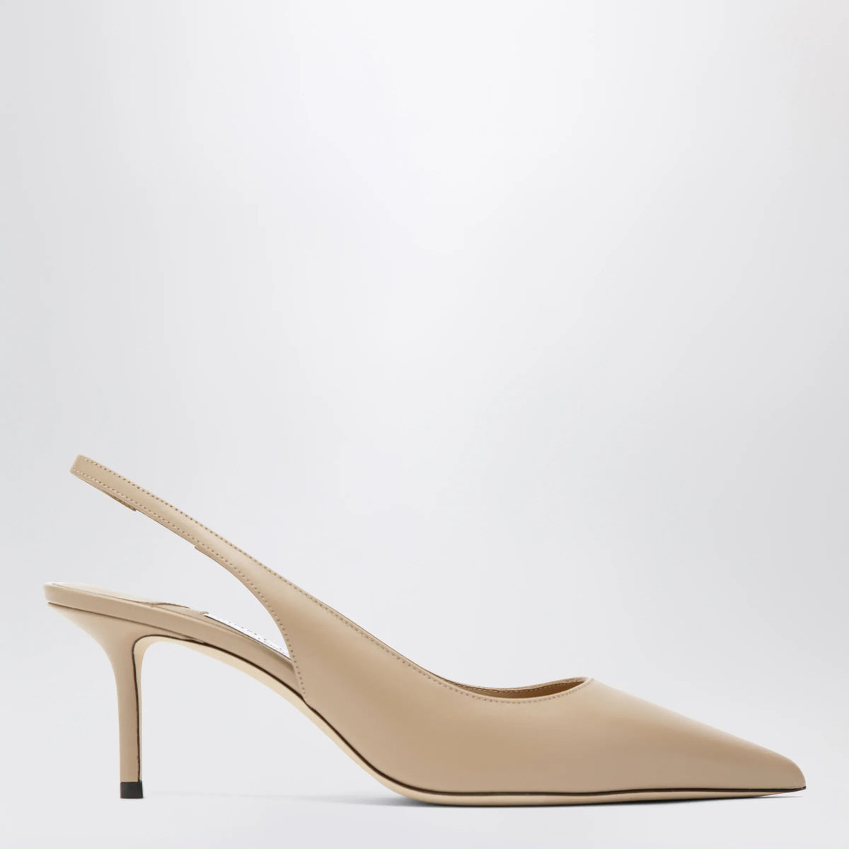 Jimmy Choo - Leather slingbacks with ankle strap