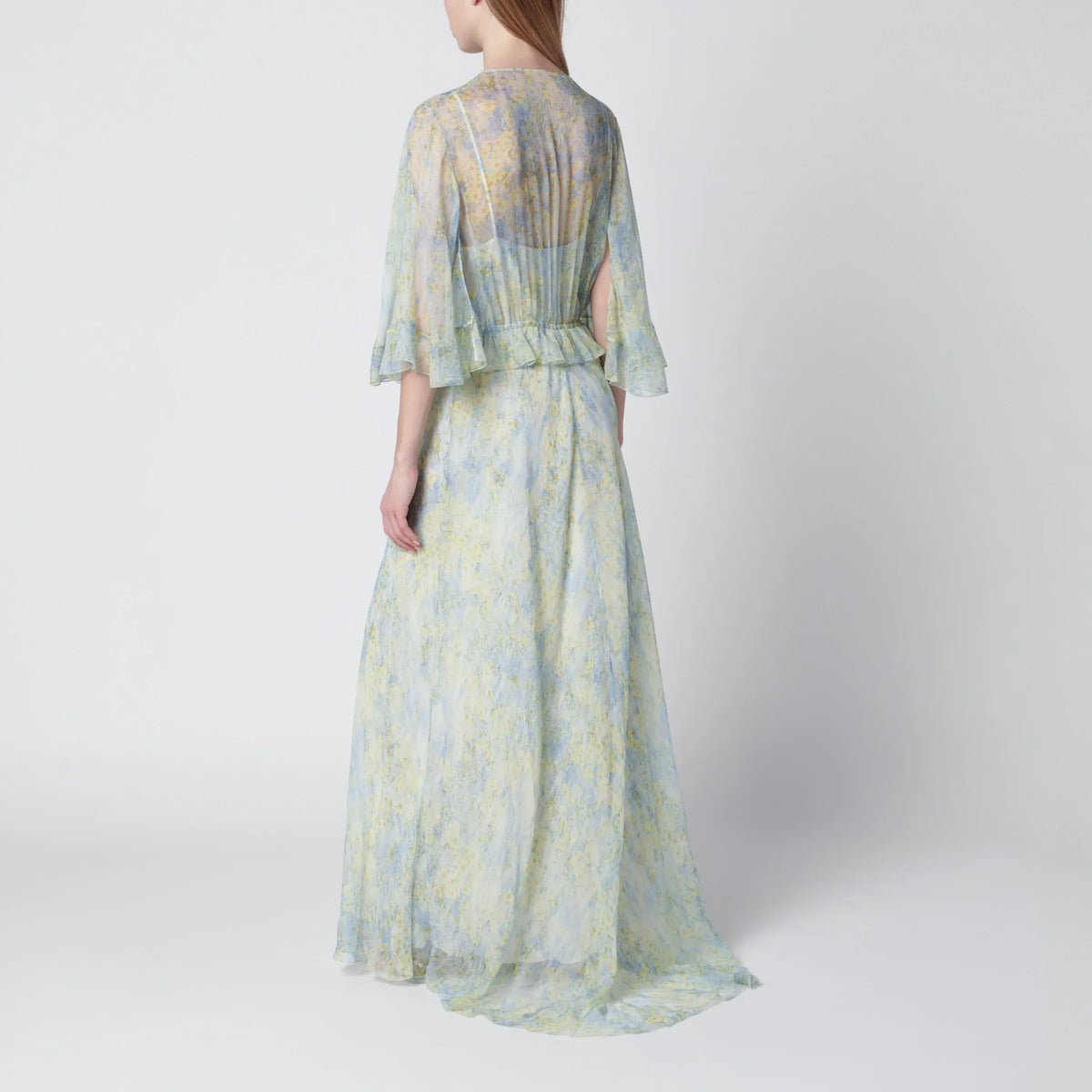 Alberta Ferretti - Long dress with floral pattern